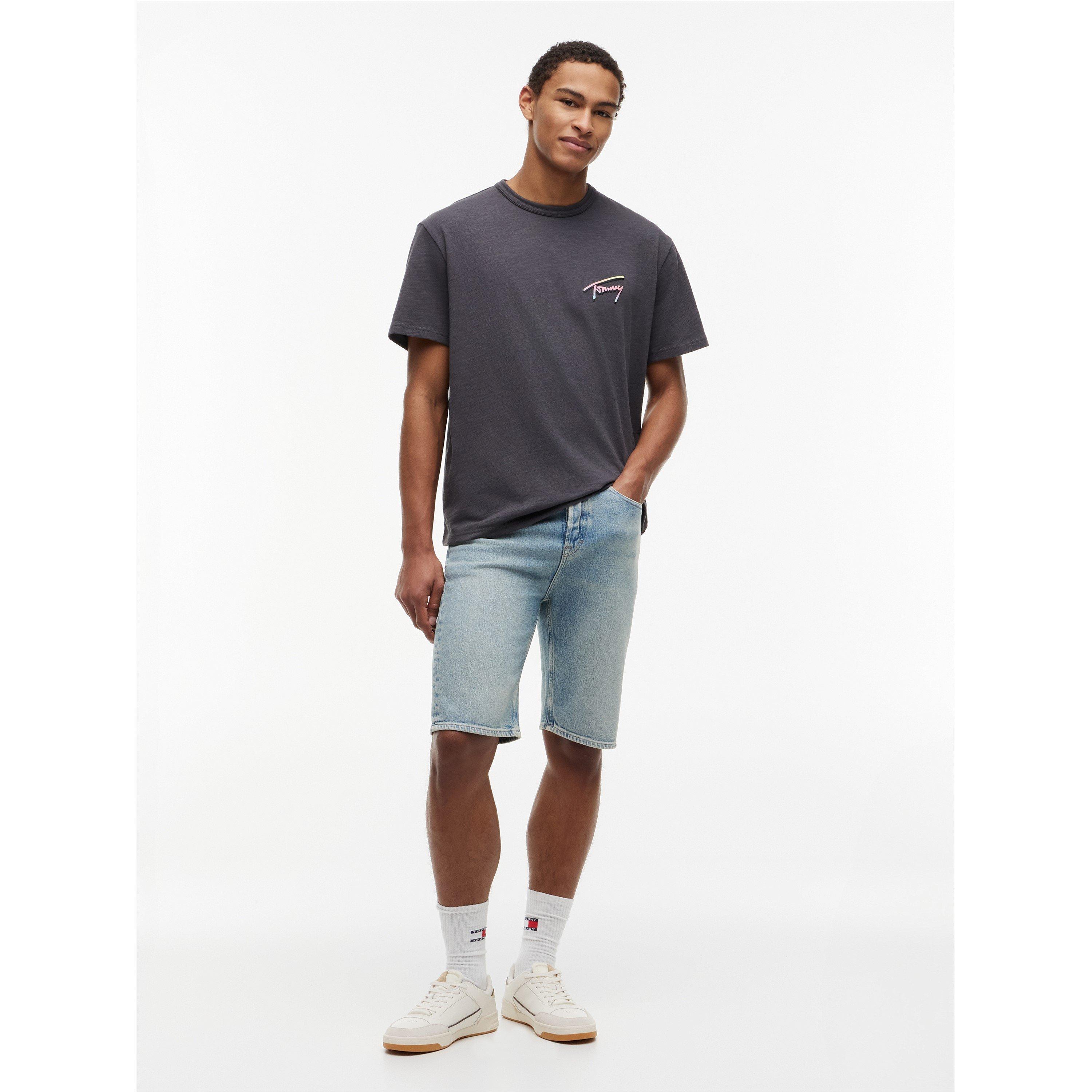 Noir délavé - Tommy Jeans - Men's T-Shirt - 3