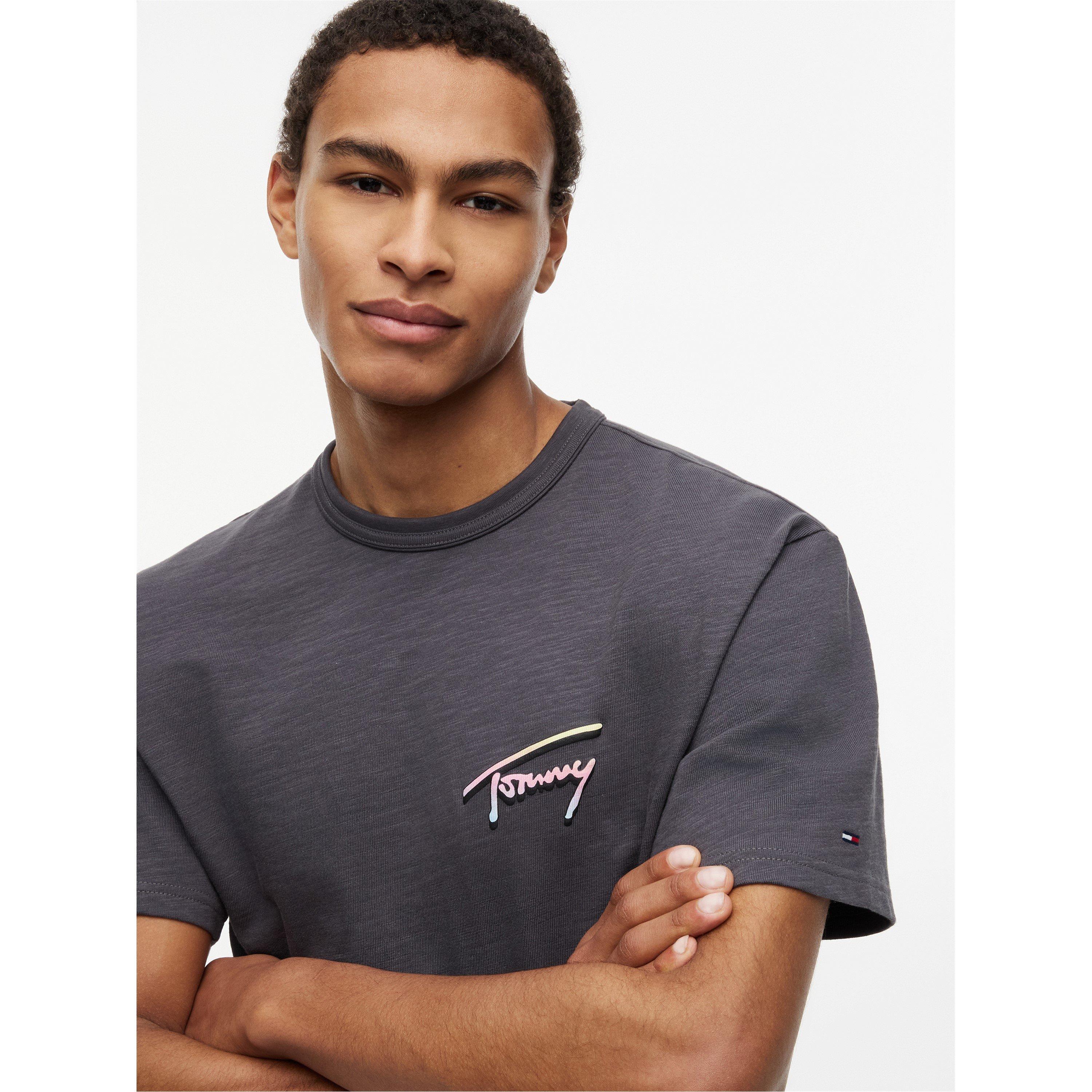 Noir délavé - Tommy Jeans - Men's T-Shirt - 4