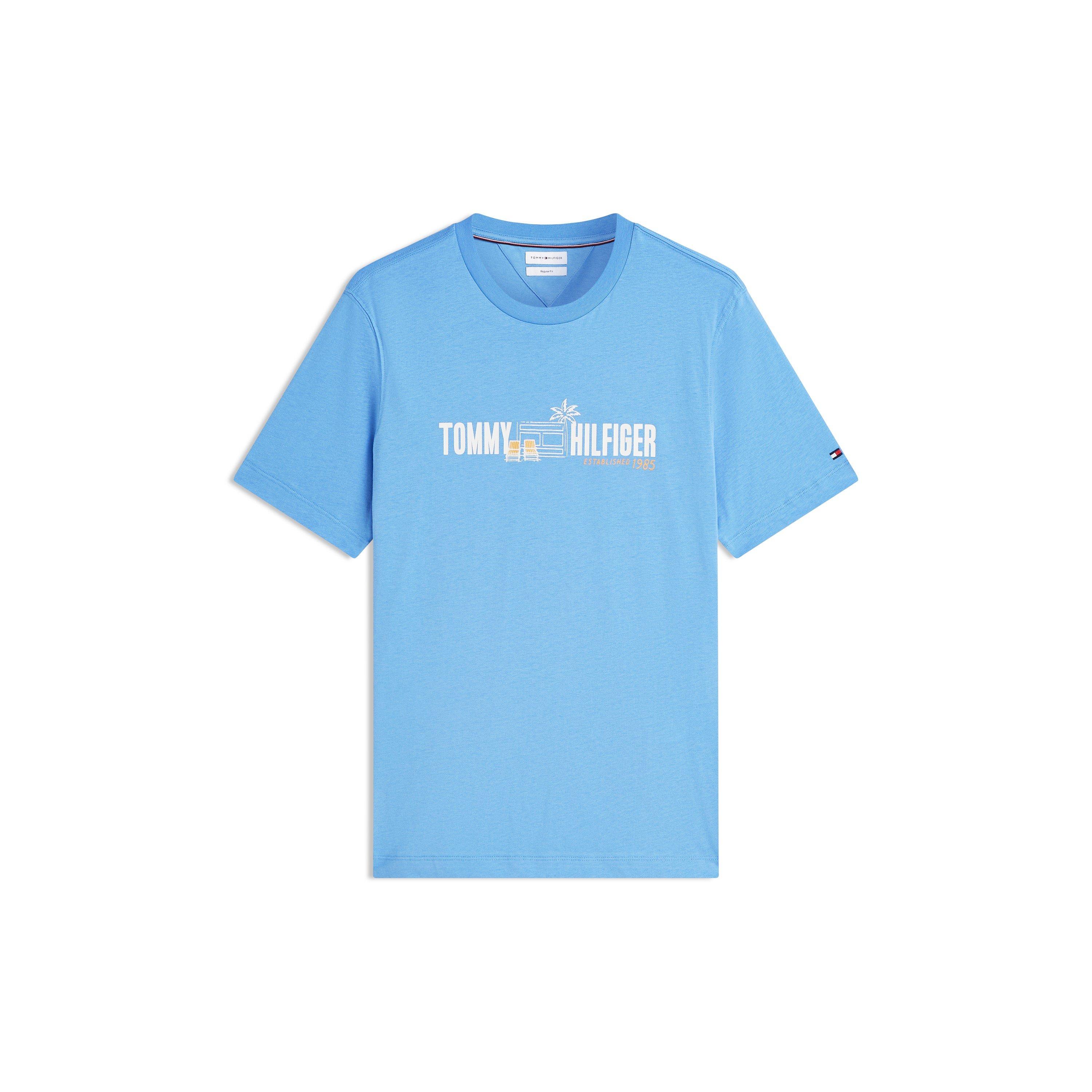 Tommy Hilfiger Men's T-Shirt - Blue Spell - M