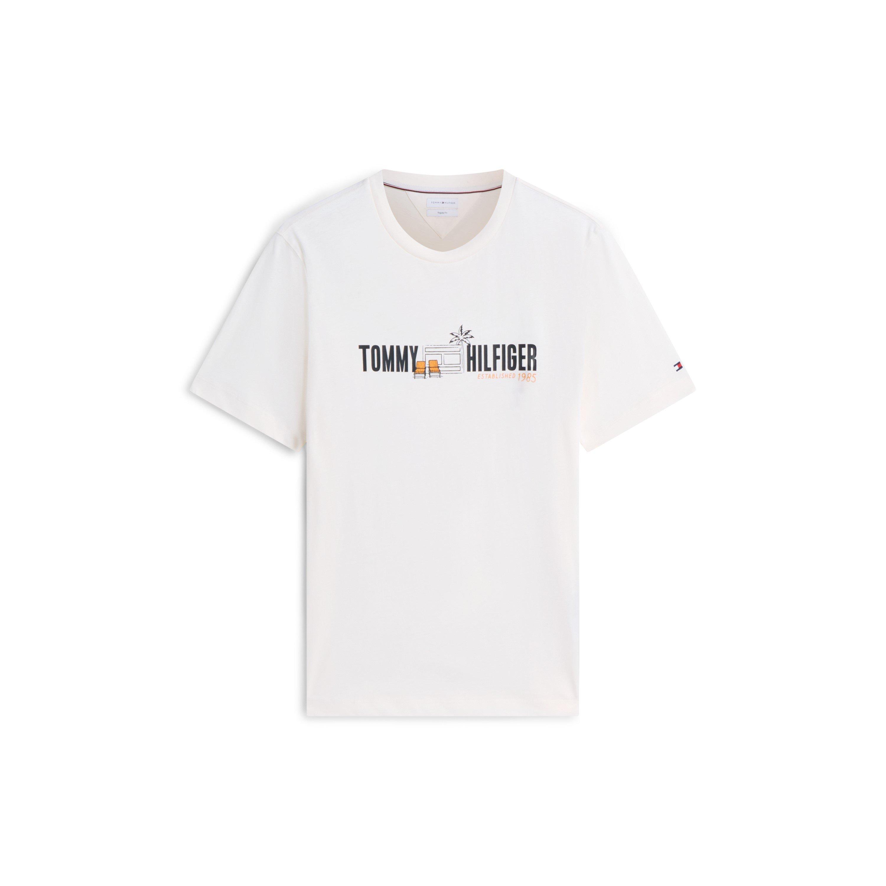 Ivory Petal - Tommy Hilfiger - Men's T-Shirt - 1