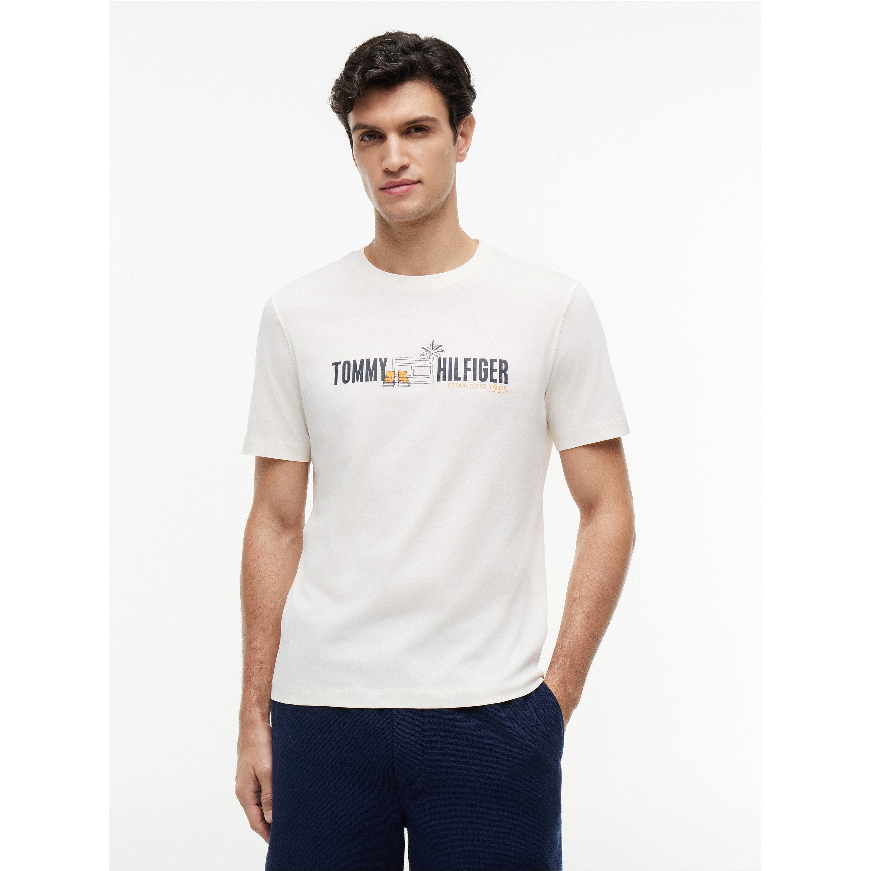 Ivory Petal - Tommy Hilfiger - Men's T-Shirt - 2
