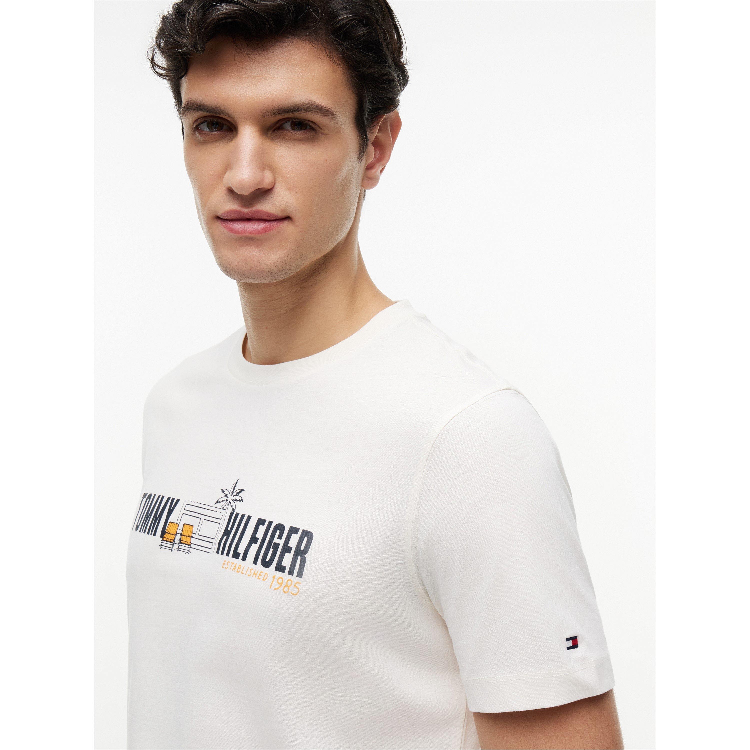 Ivory Petal - Tommy Hilfiger - Men's T-Shirt - 4