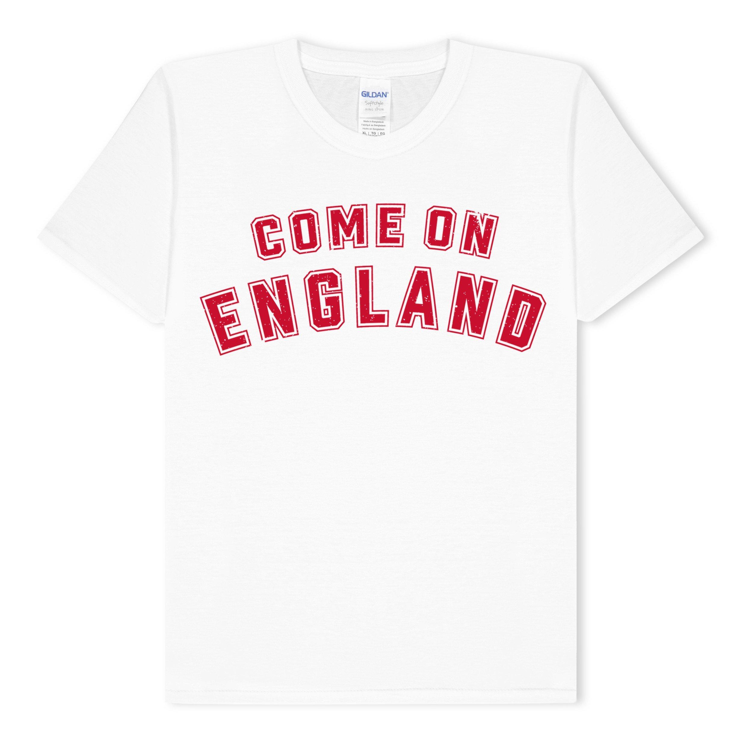 Come on Eng - AWD - Junior Football England Inspired Printed Tees