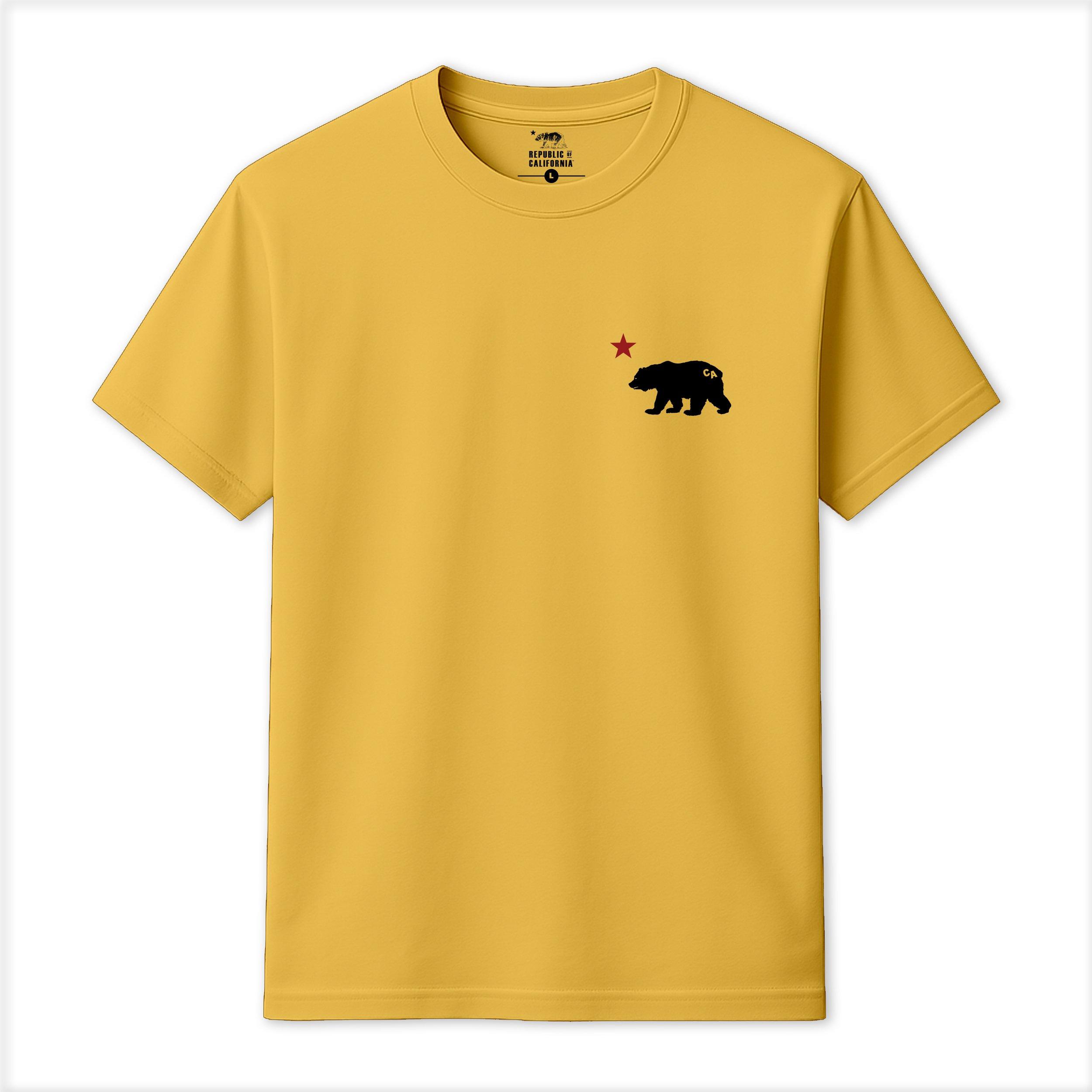Republic Of California Men's Cali Bear T-Shirt - Daisy - Small