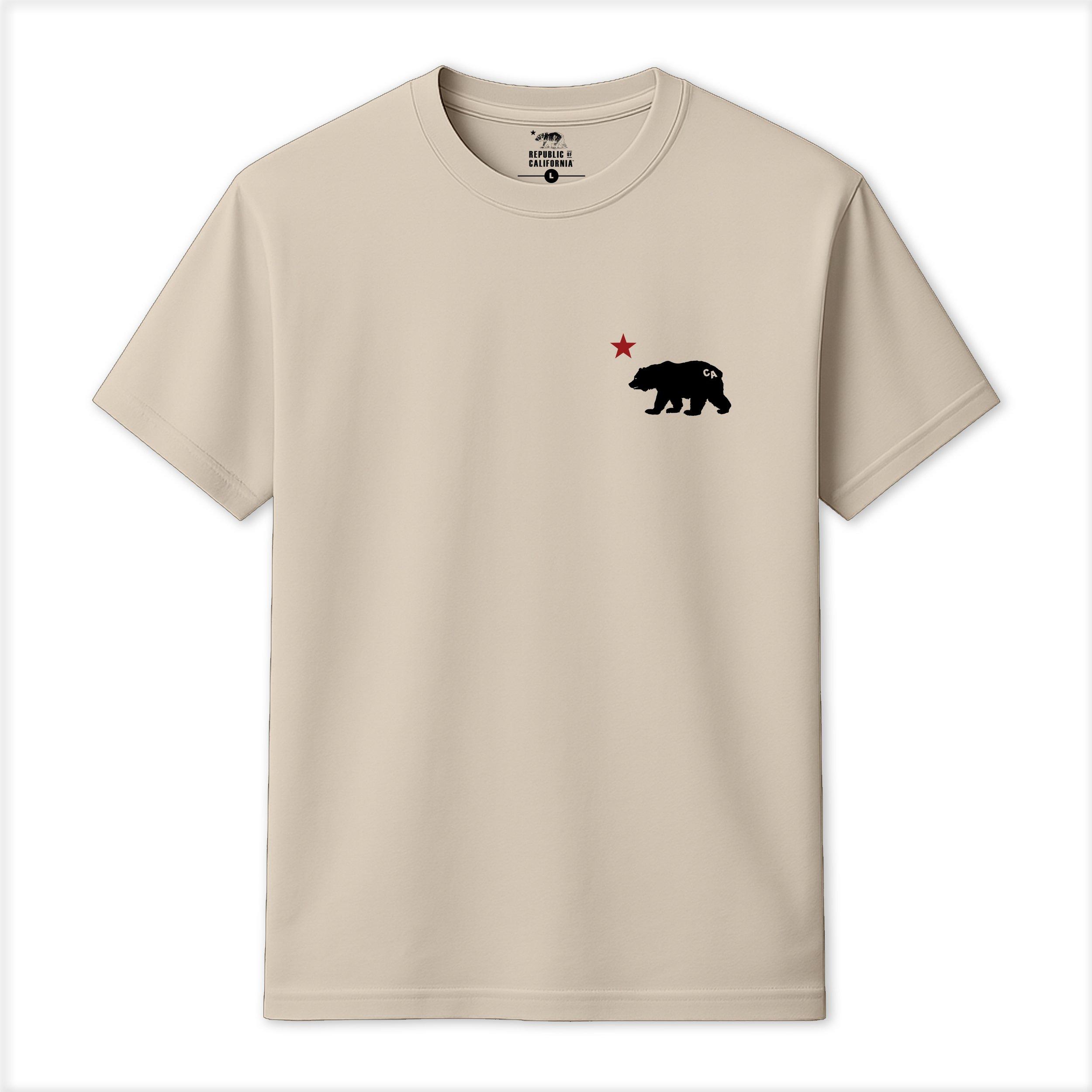 Republic Of California Men's Cali Bear T-Shirt - Natural - Small