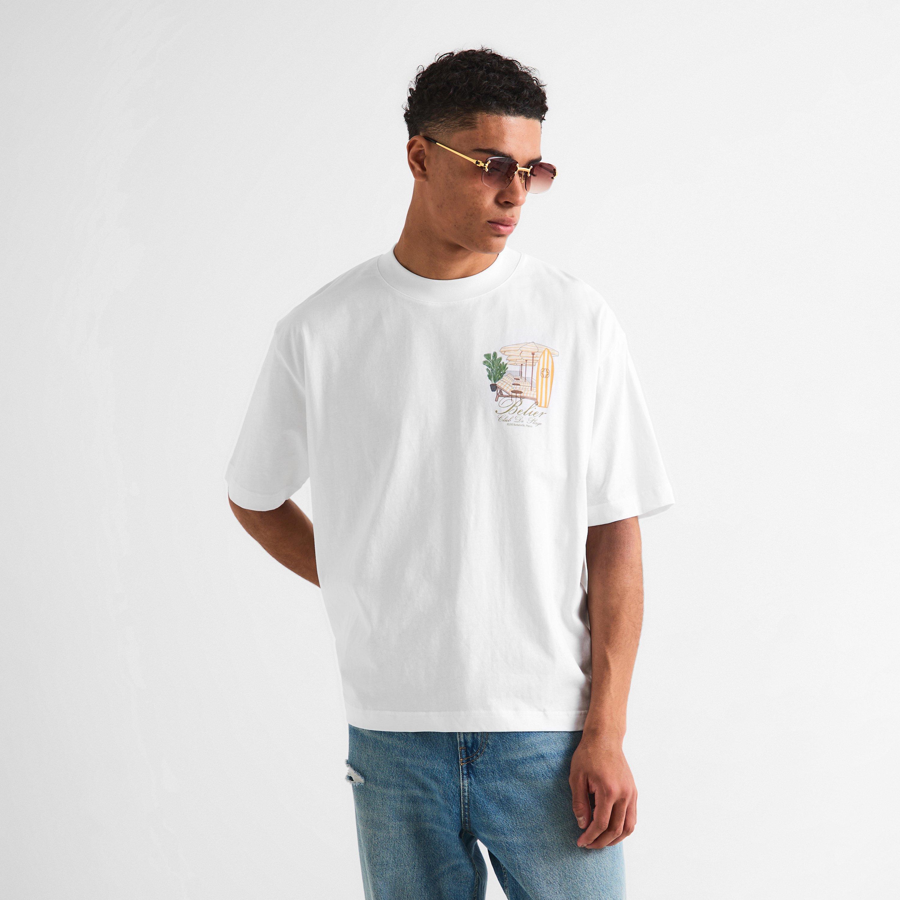 White - BELIER - Men's T-Shirt - 3