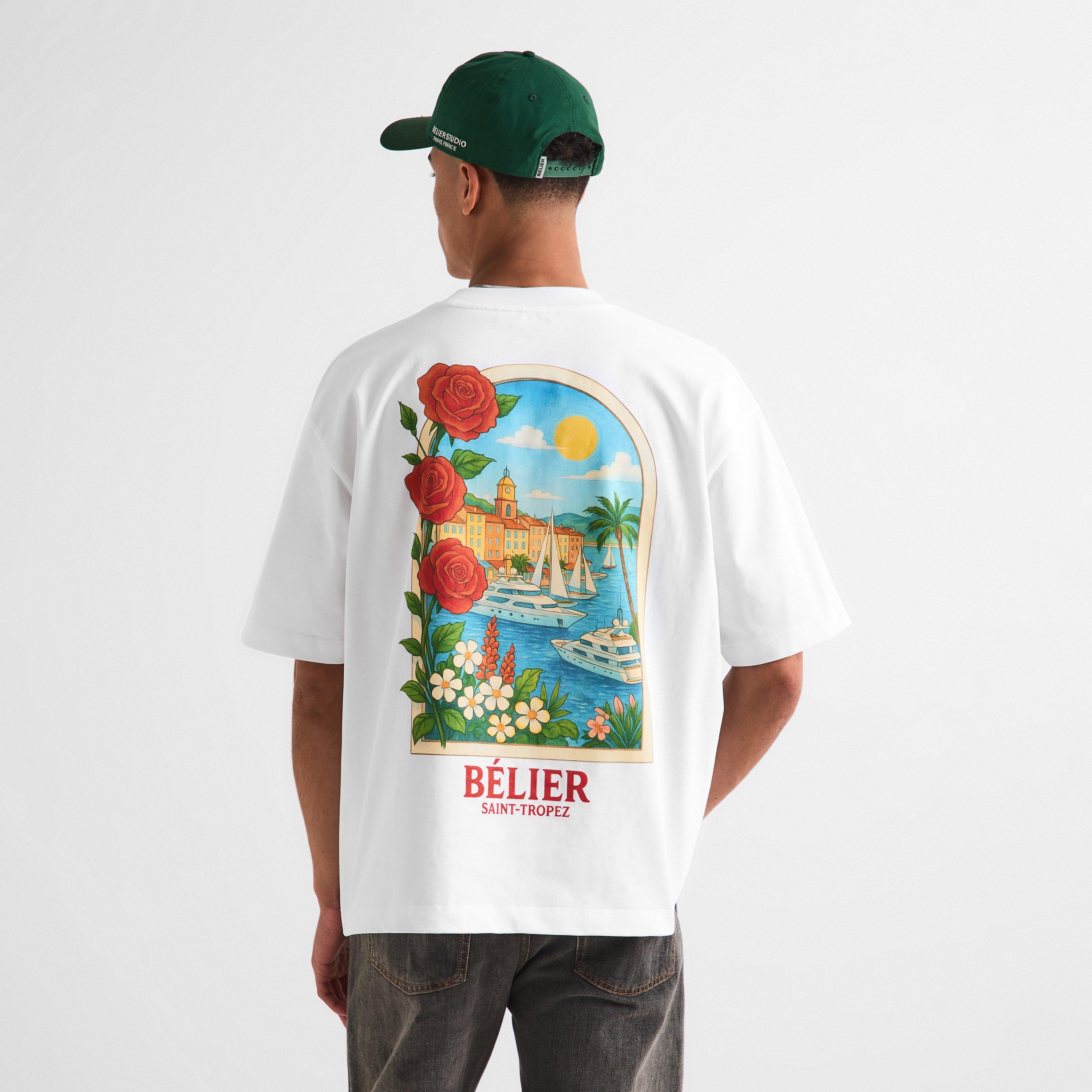 White - BELIER - Men's T-Shirt - 4