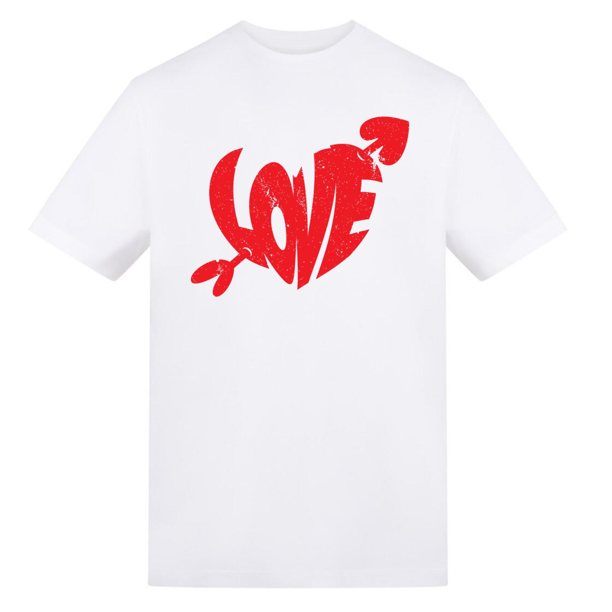 Printed Adults Valentines Day Tee
