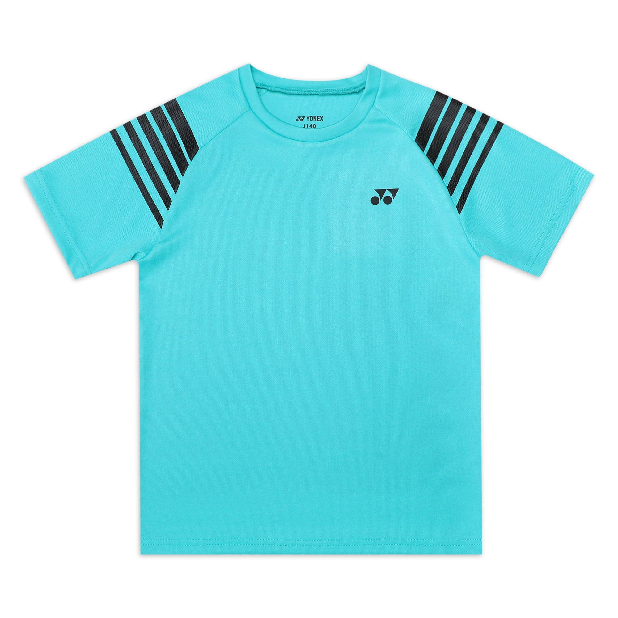 Peacock Blue - Yonex - Kids' Short Sleeve Performance T-Shirt - 1
