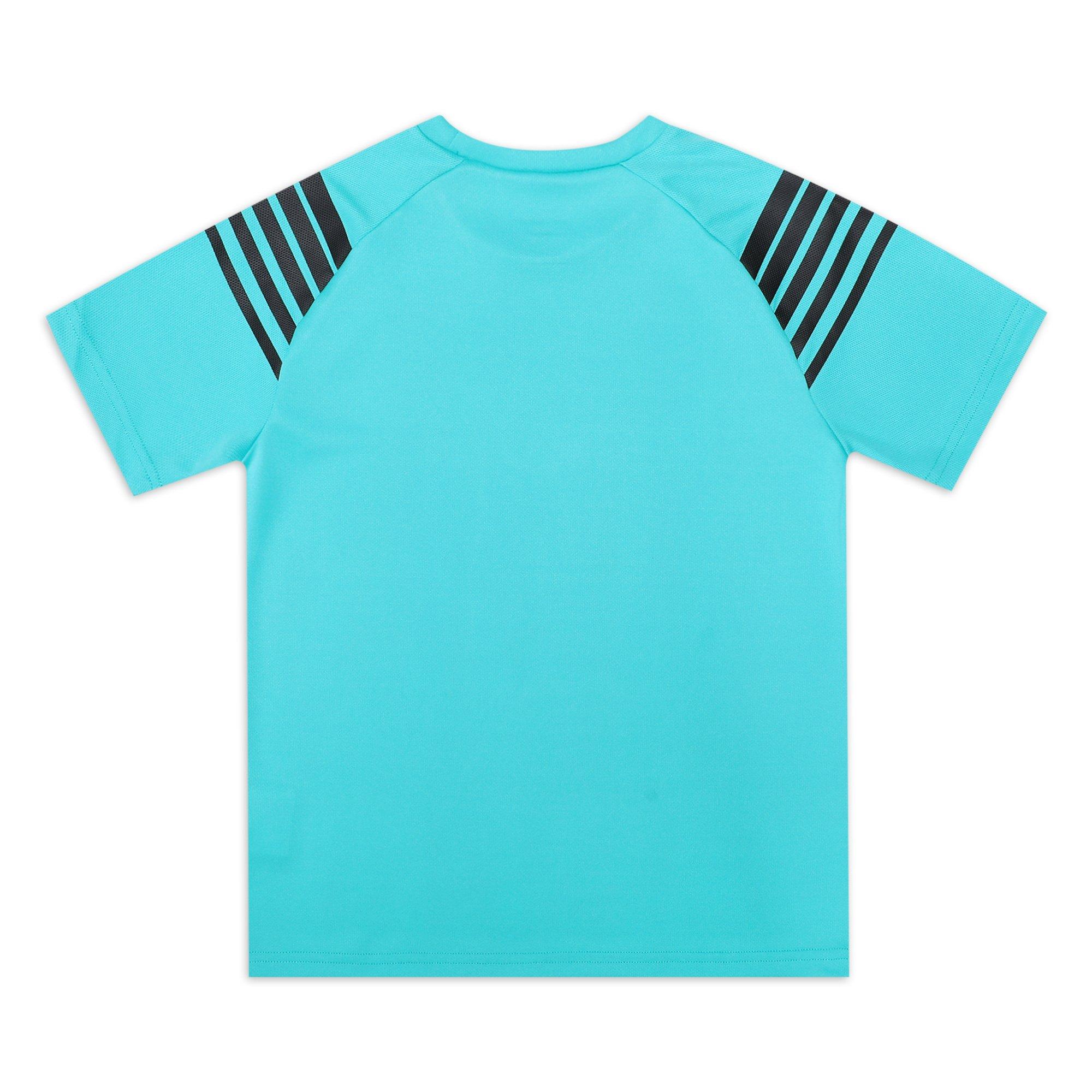 Peacock Blue - Yonex - Kids' Short Sleeve Performance T-Shirt - 2