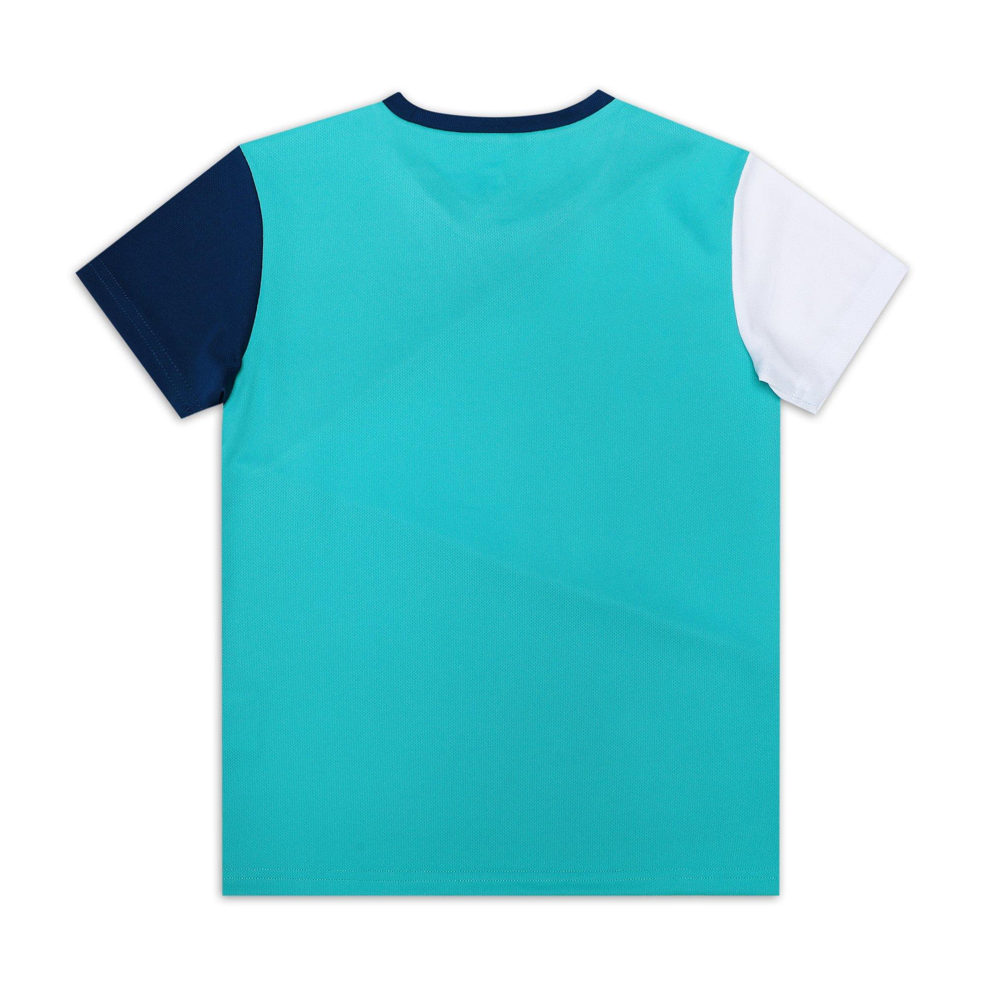 Peacock Blue - Yonex - Kids' Short Sleeve Performance T-Shirt - 2