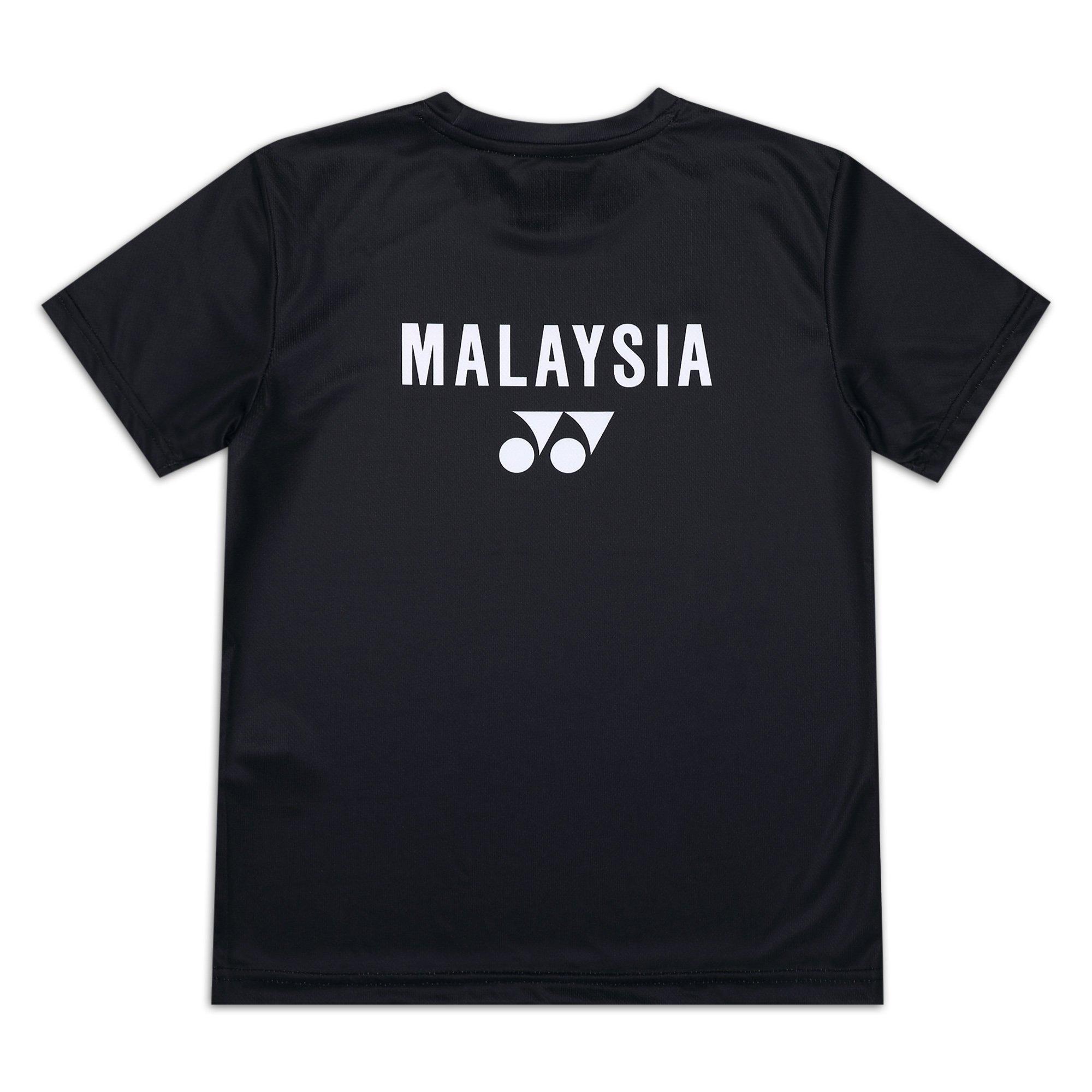 Black - Yonex - Kids' Short Sleeve Performance T-Shirt - 2