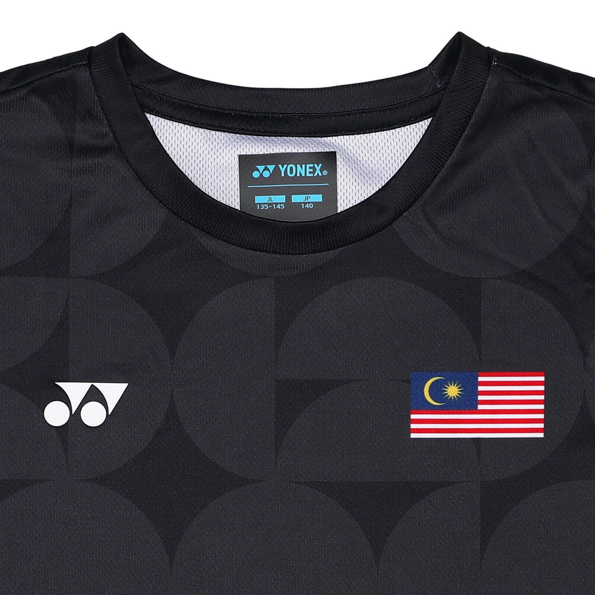Black - Yonex - Kids' Short Sleeve Performance T-Shirt - 3