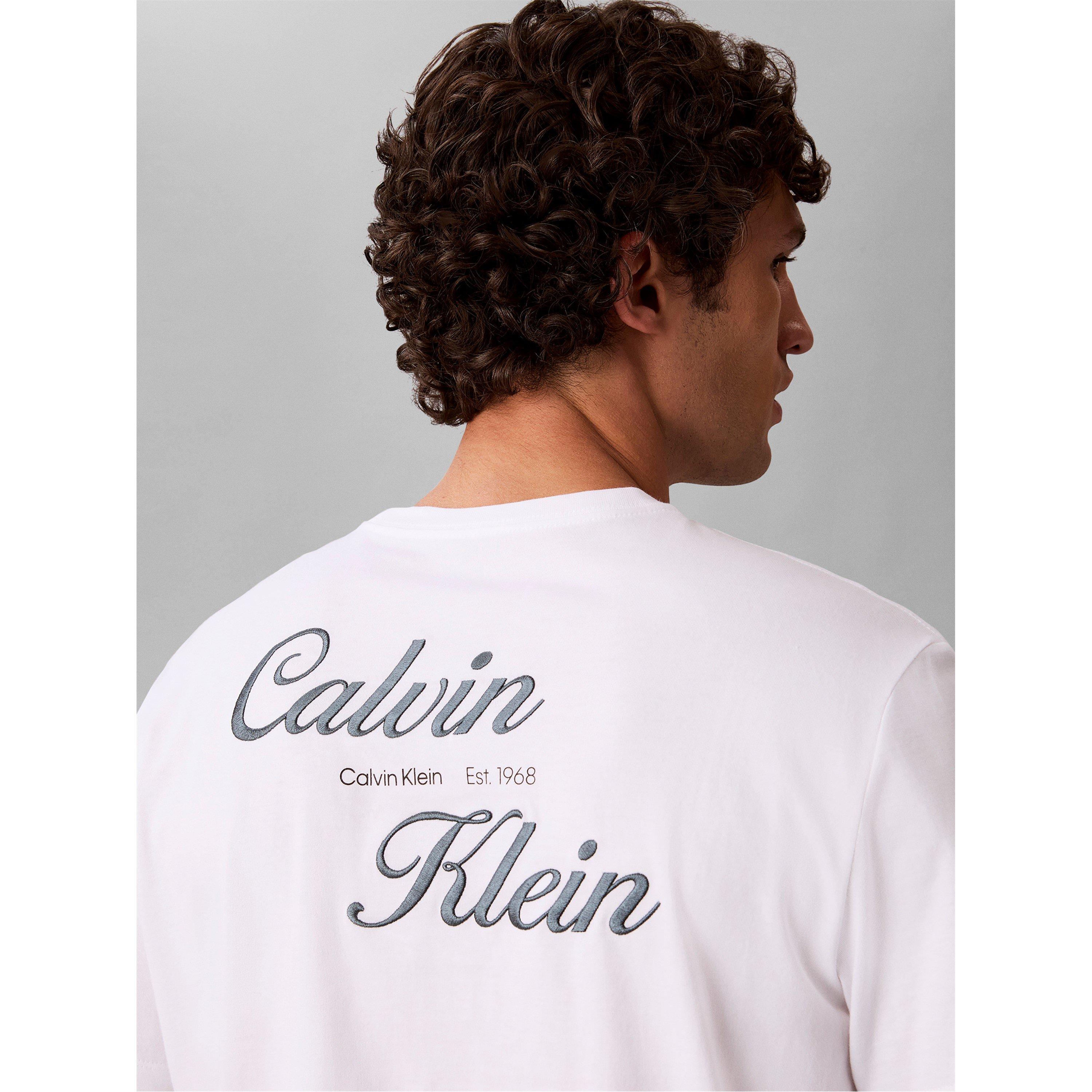 Bijela - Calvin Klein Jeans - Men's T-Shirt - 2