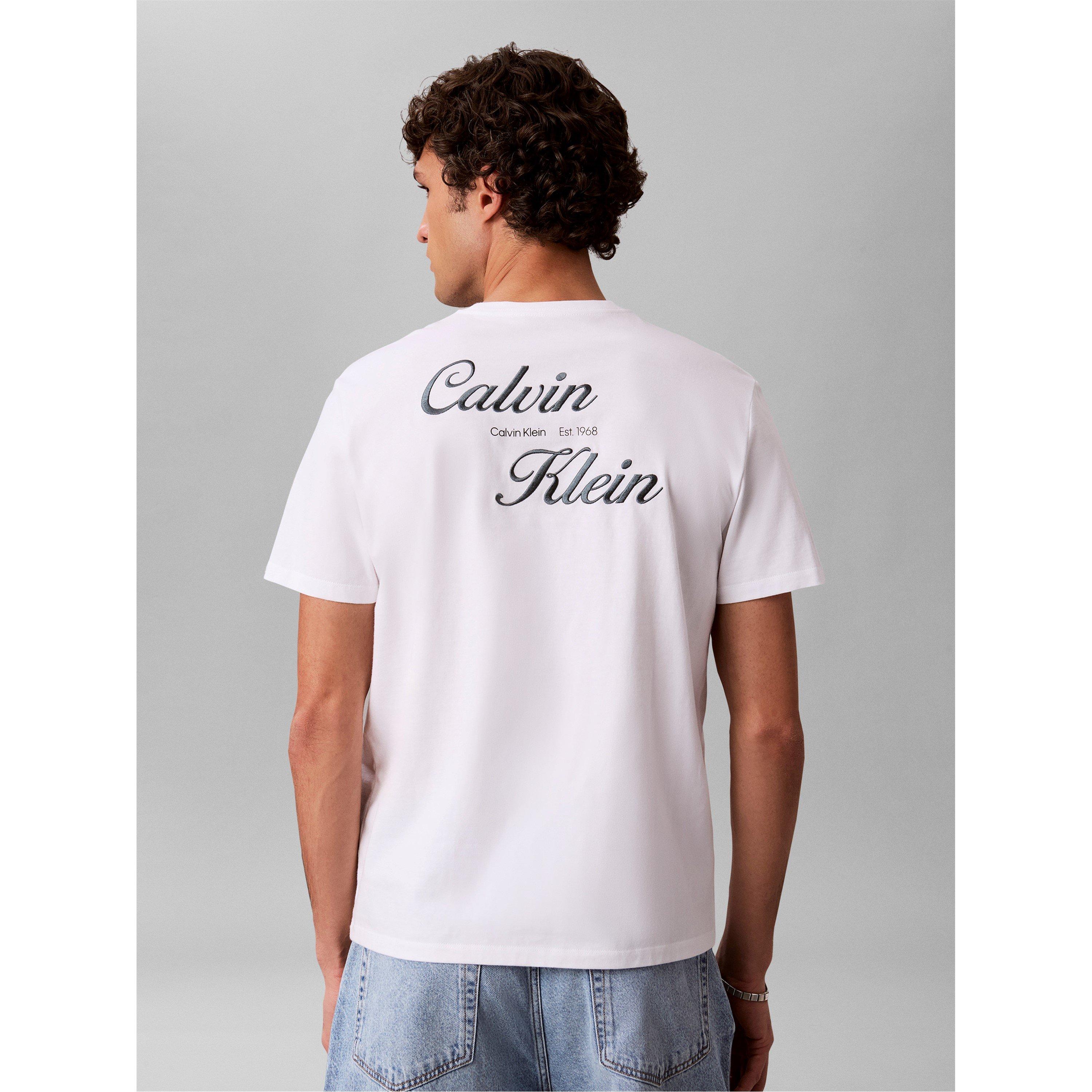 Bijela - Calvin Klein Jeans - Men's T-Shirt - 5