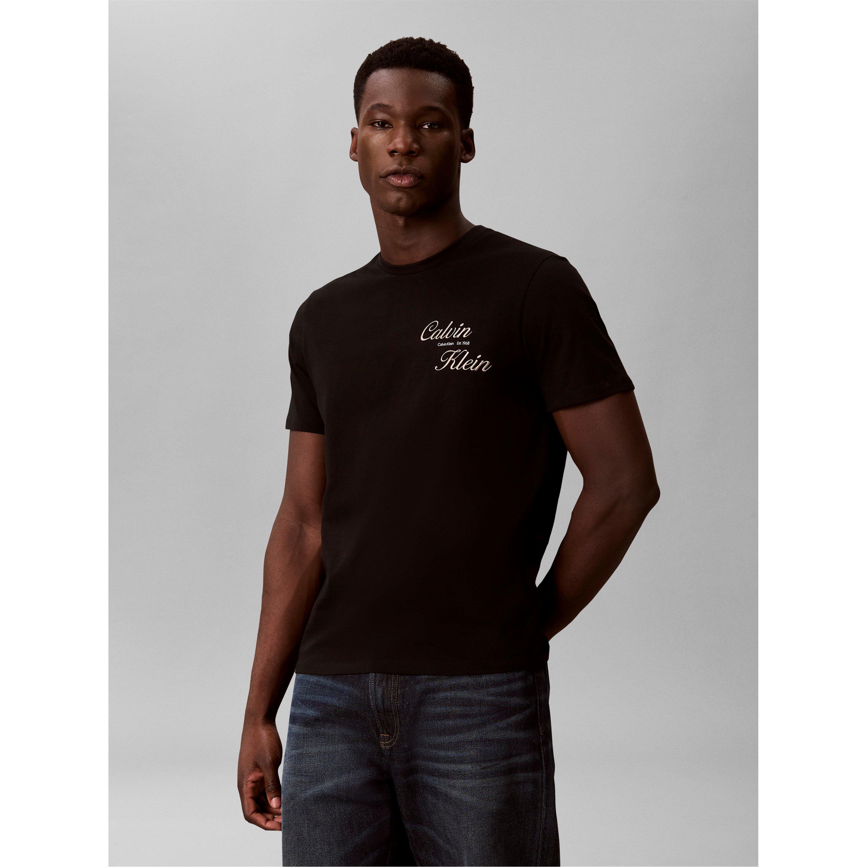 Black - Calvin Klein Jeans - Men's T-Shirt - 3