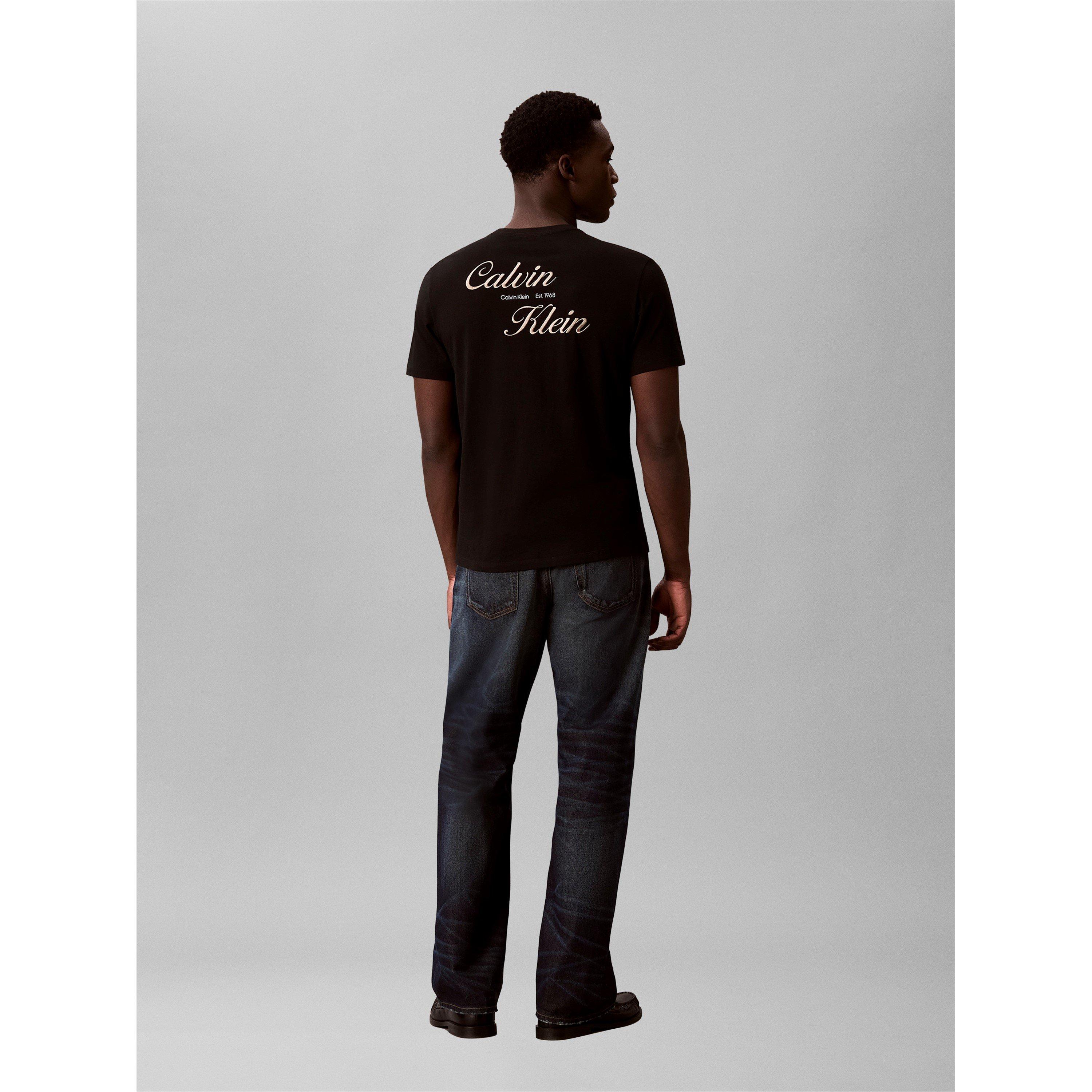 Black - Calvin Klein Jeans - Men's T-Shirt - 5