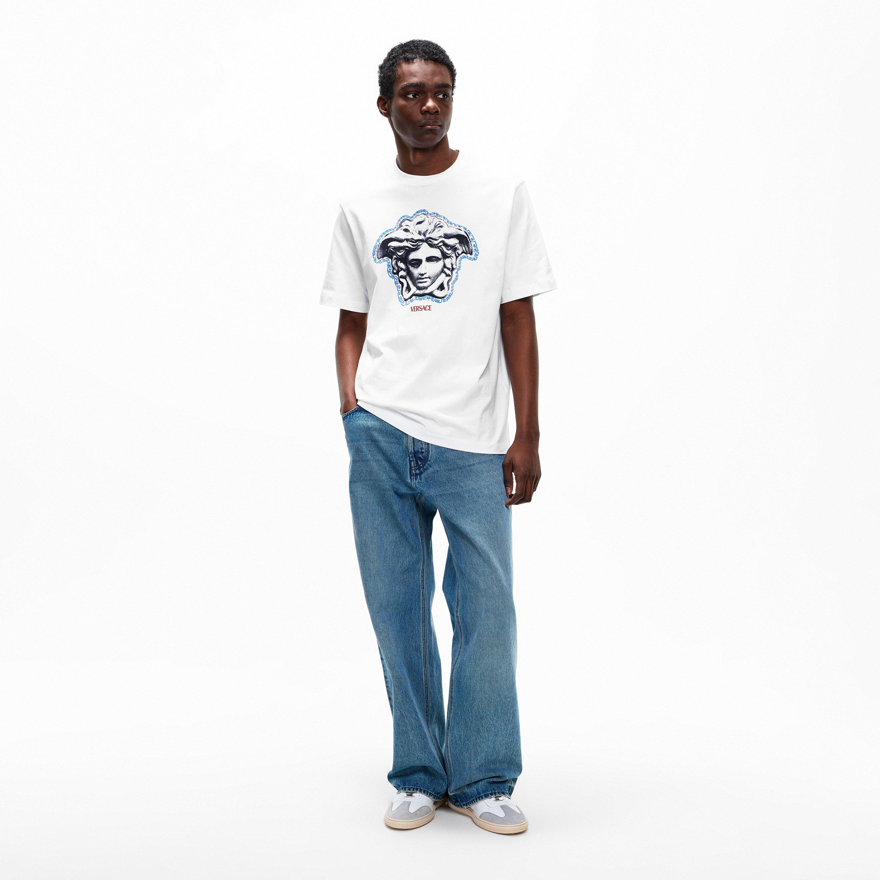 Optical White - Versace - Men's Medusa T-Shirt - 6