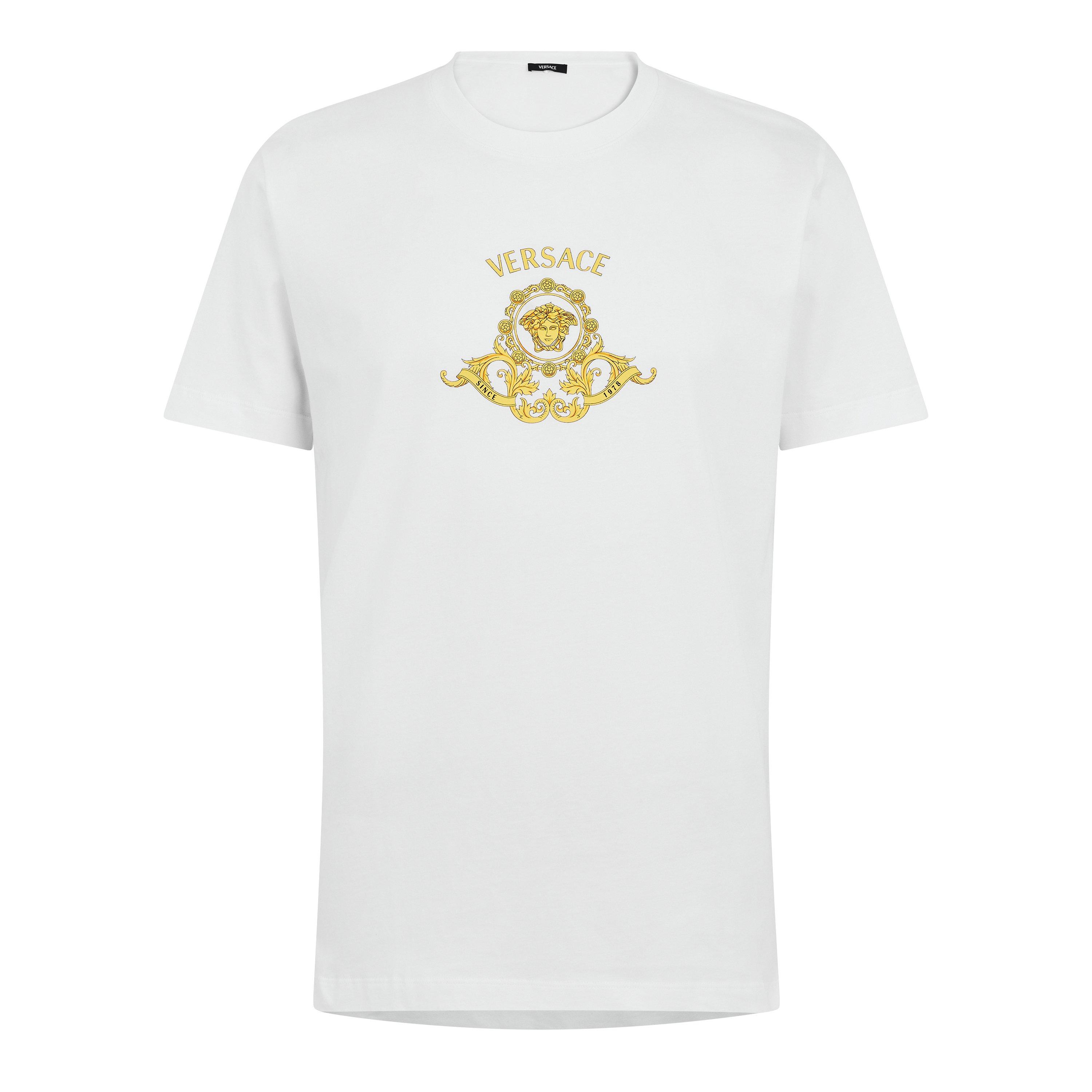 Versace Men's Medusa CrstT T-Shirt - Optical White - S