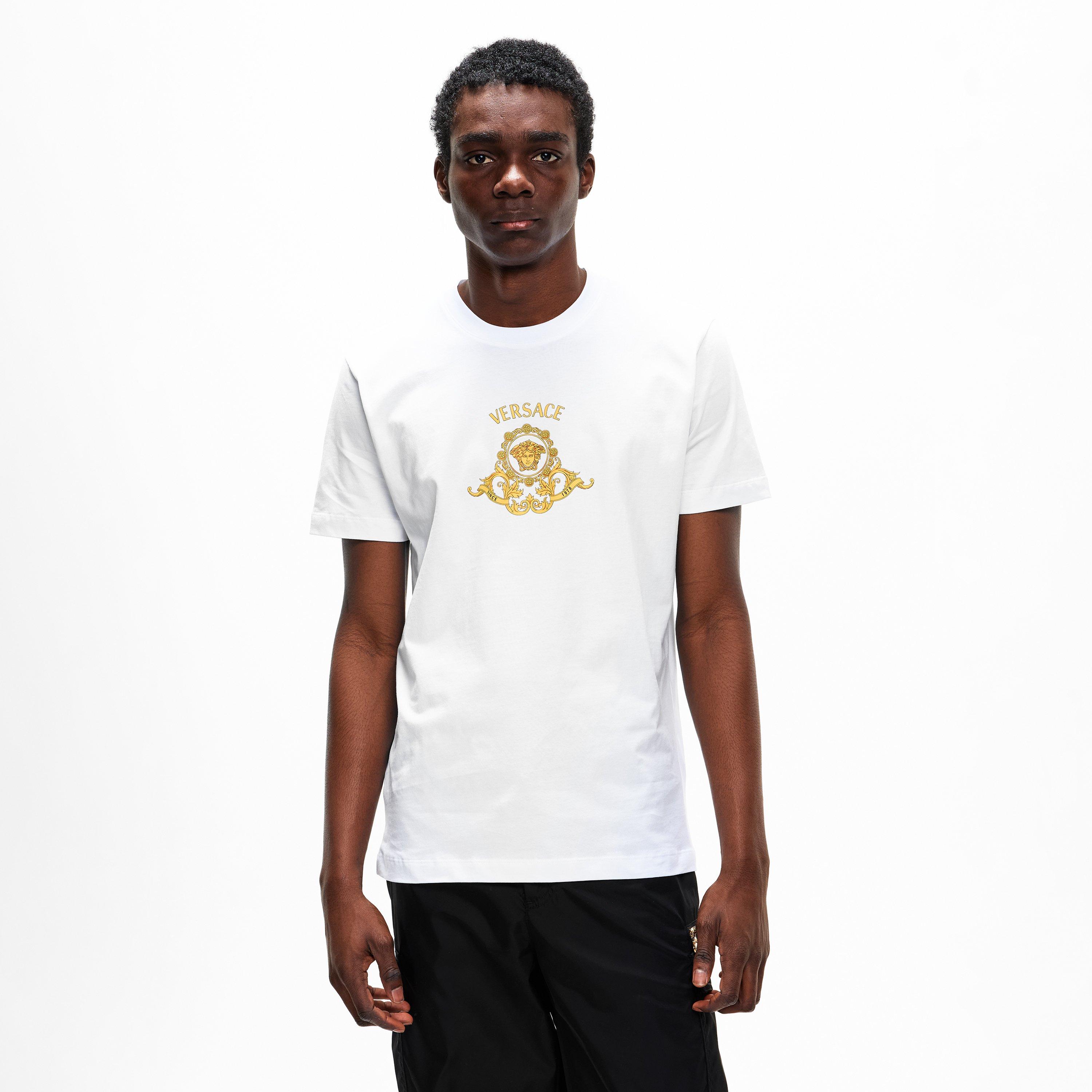 Optical White - Versace - Men's Medusa CrstT T-Shirt - 3