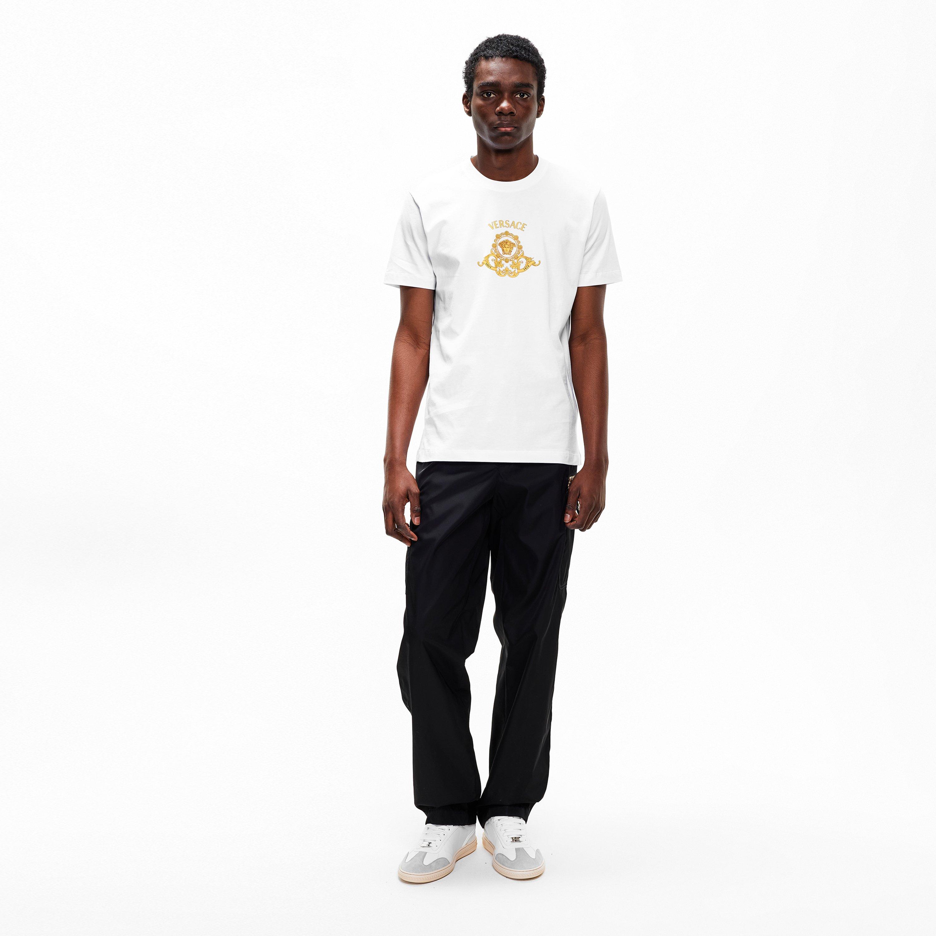 Optical White - Versace - Men's Medusa CrstT T-Shirt - 6