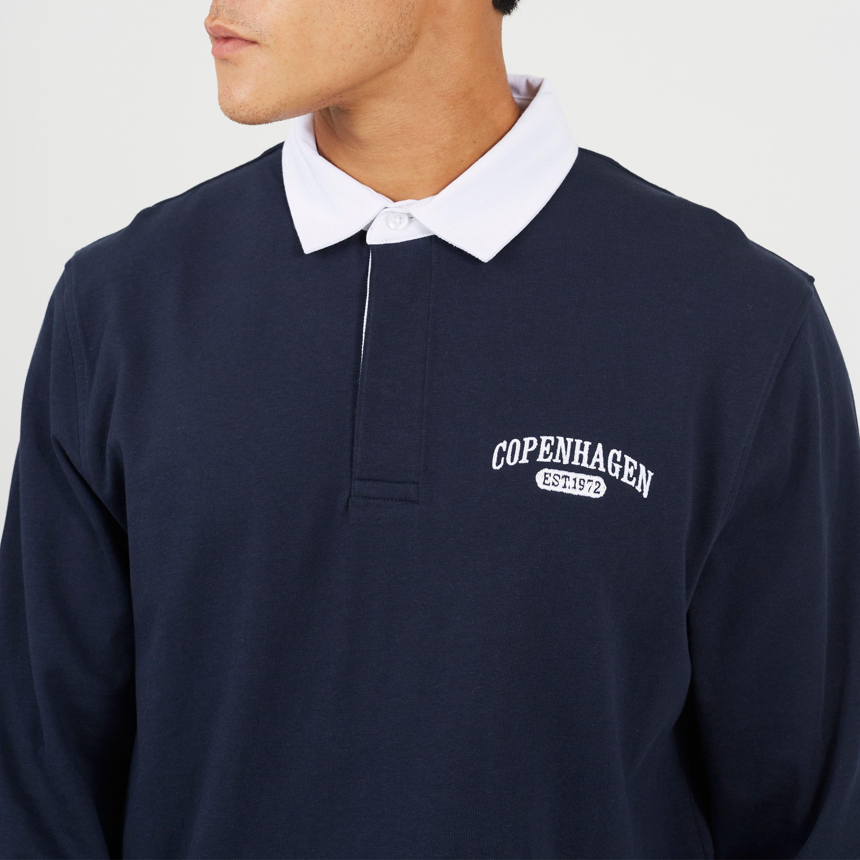 Navy/Optic - Brave Soul - Rugby Shirt Sn62 - 3