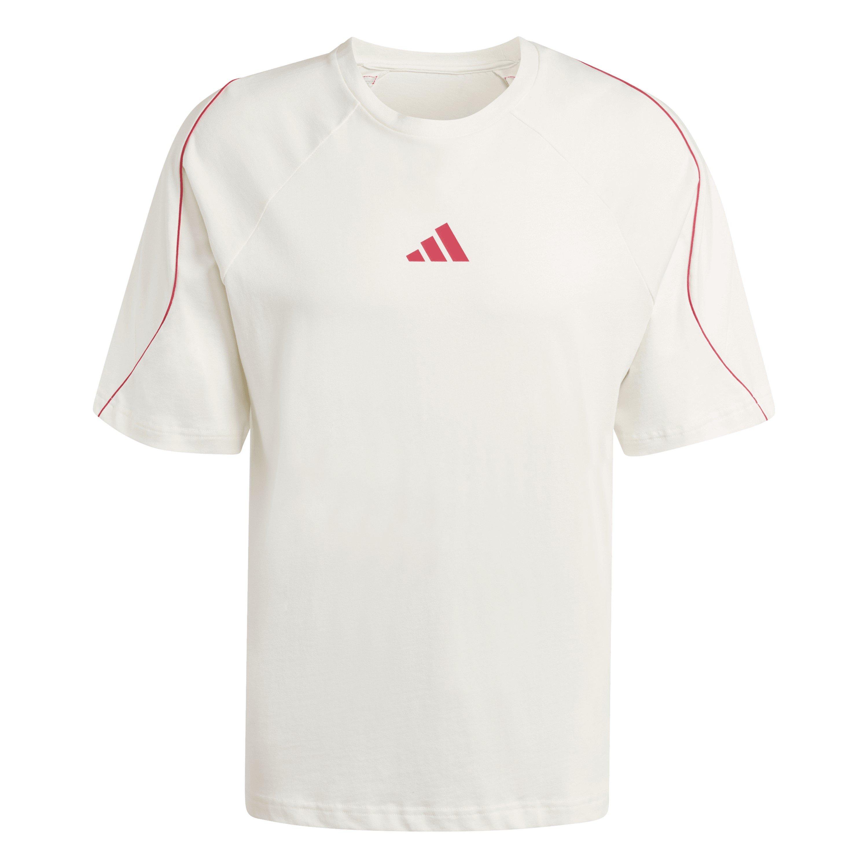 White/Pure Ruby - adidas - Stadium T-Shirt - 1