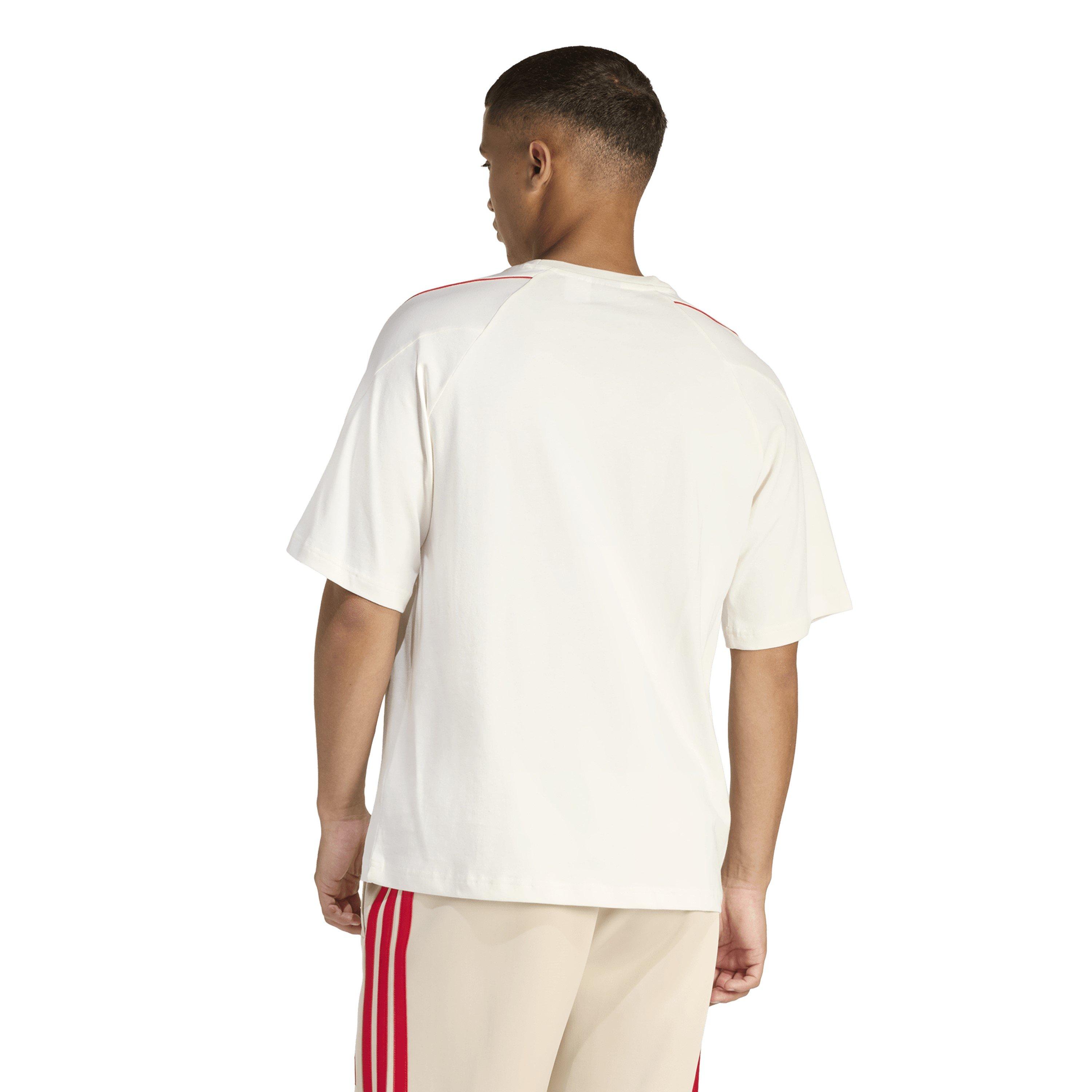 White/Pure Ruby - adidas - Stadium T-Shirt - 3
