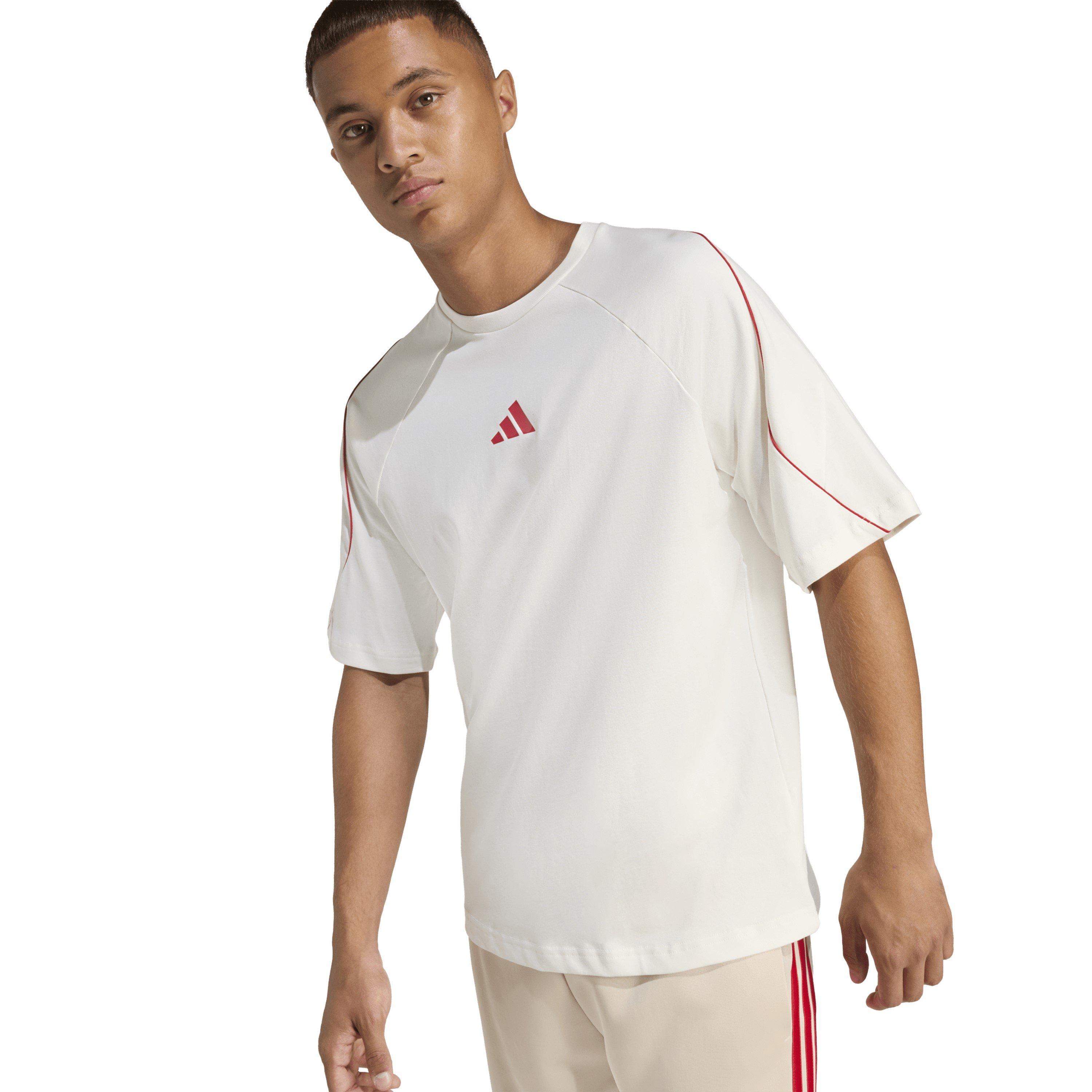 White/Pure Ruby - adidas - Stadium T-Shirt - 4