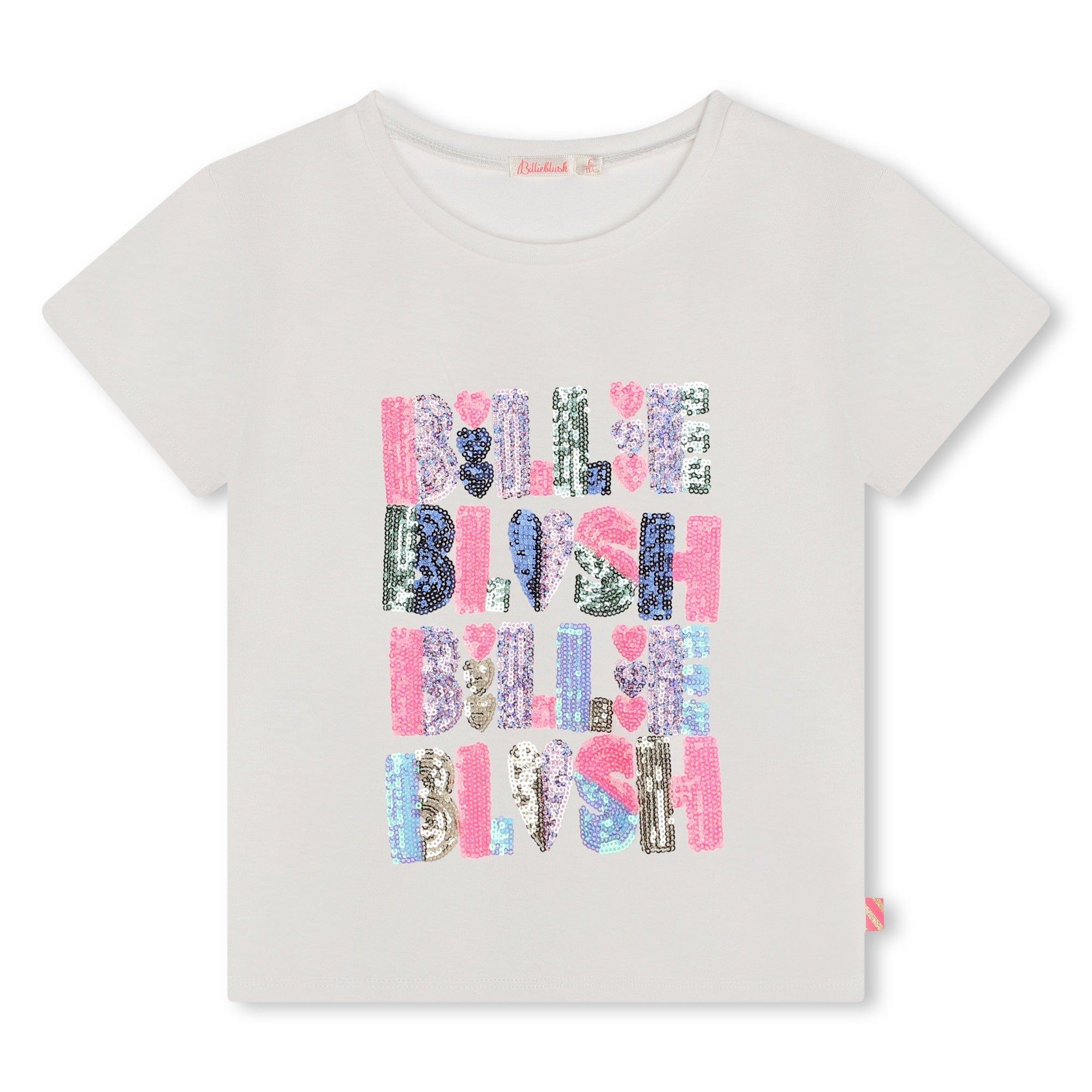 Ivory 121 - Billieblush - Kids' Regular Fit Logo T-Shirt - 1