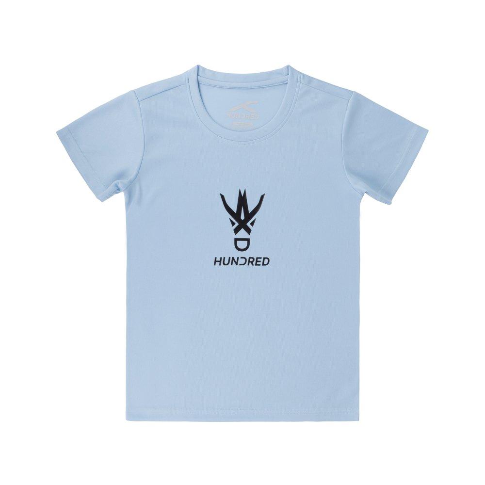 Blue - Hundred - Kids' Short Sleeve Performance T-Shirt - 1