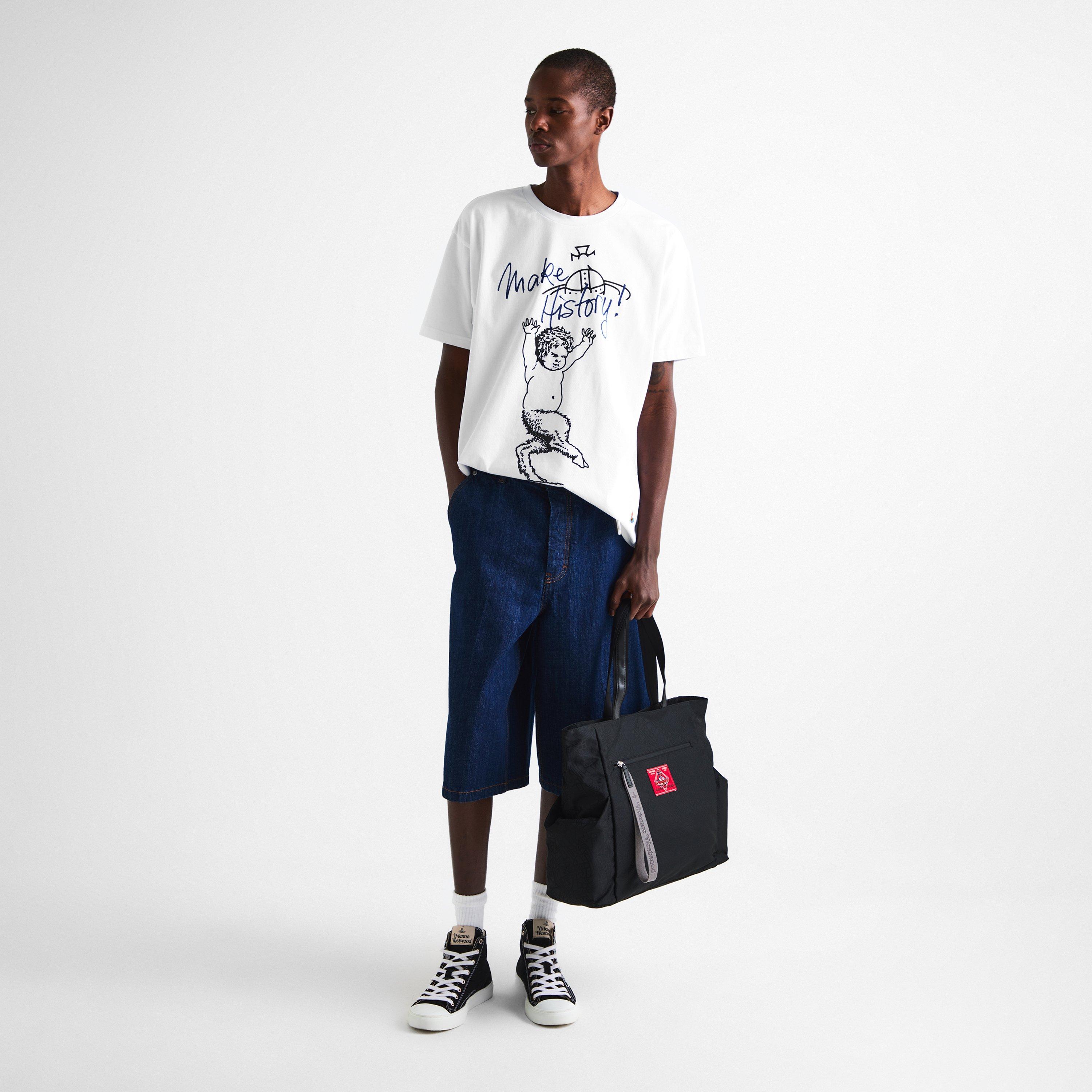 White - Vivienne Westwood - Men's Viv Fawn T-Shirt - 5