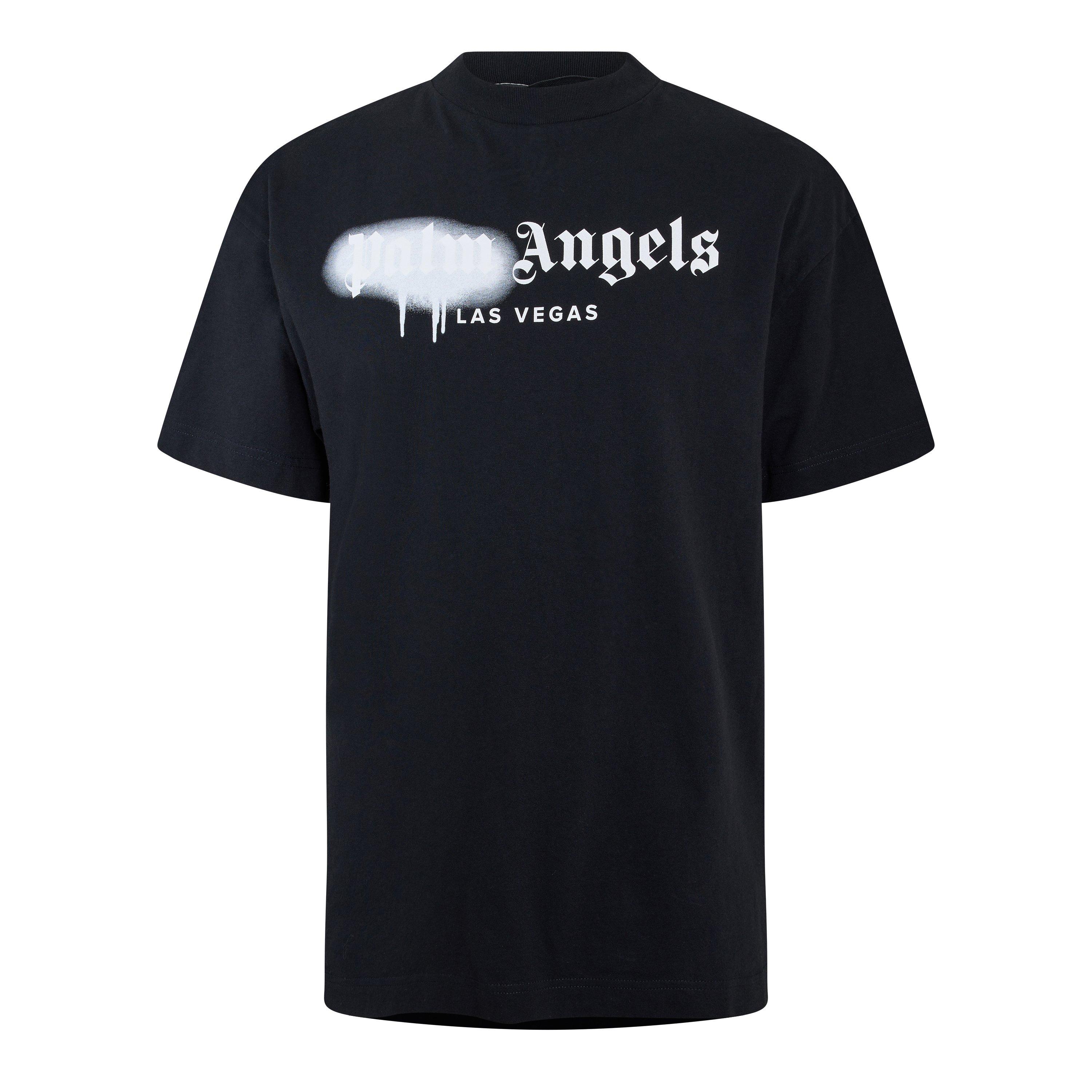 Black White - Palm Angels - Palm Star Tee Sn99 - 1