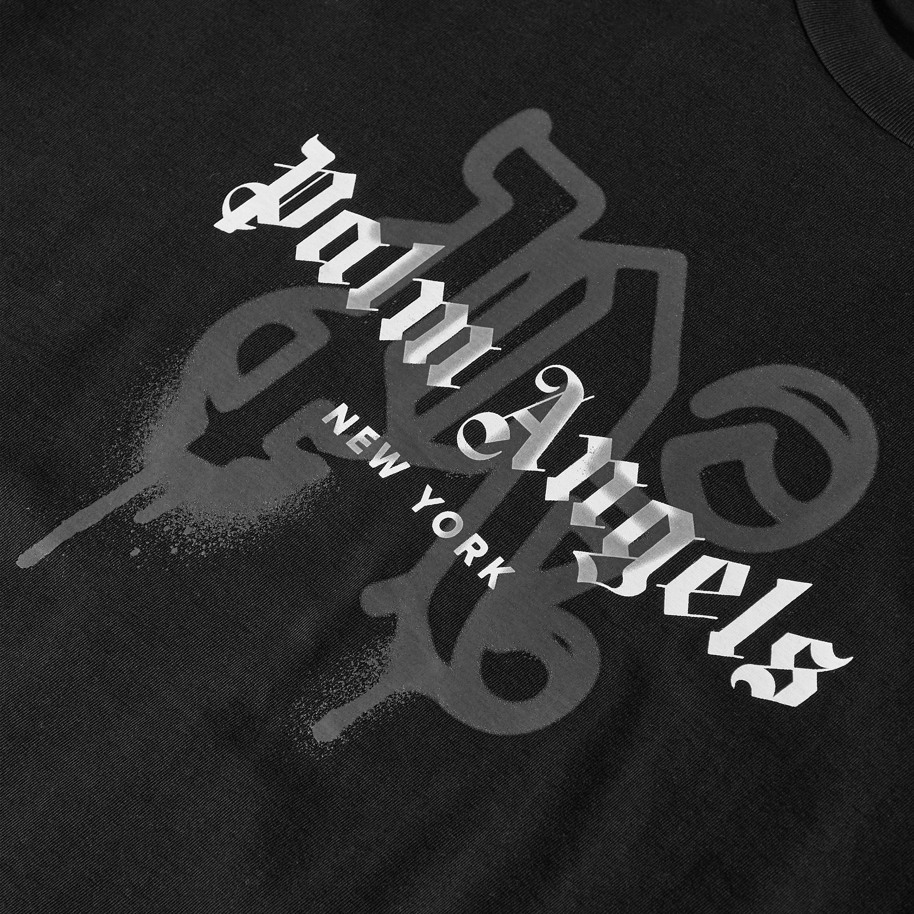 Negro Negro - Palm Angels - Men's Ny Mono T-Shirt - 5