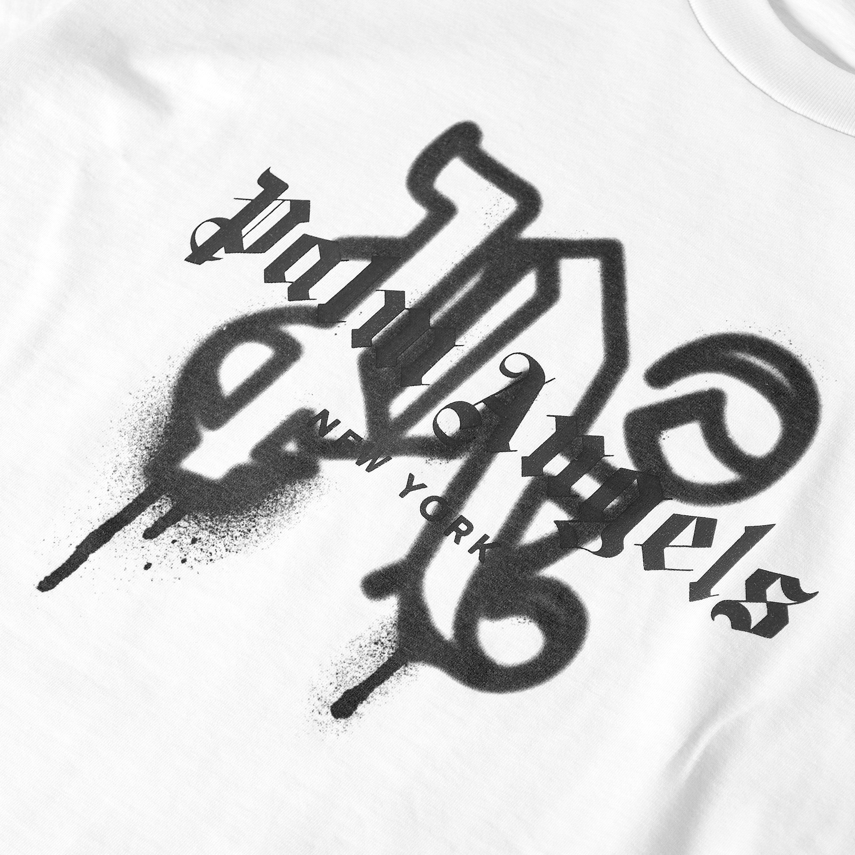 White Black - Palm Angels - Men's Ny Mono T-Shirt - 5