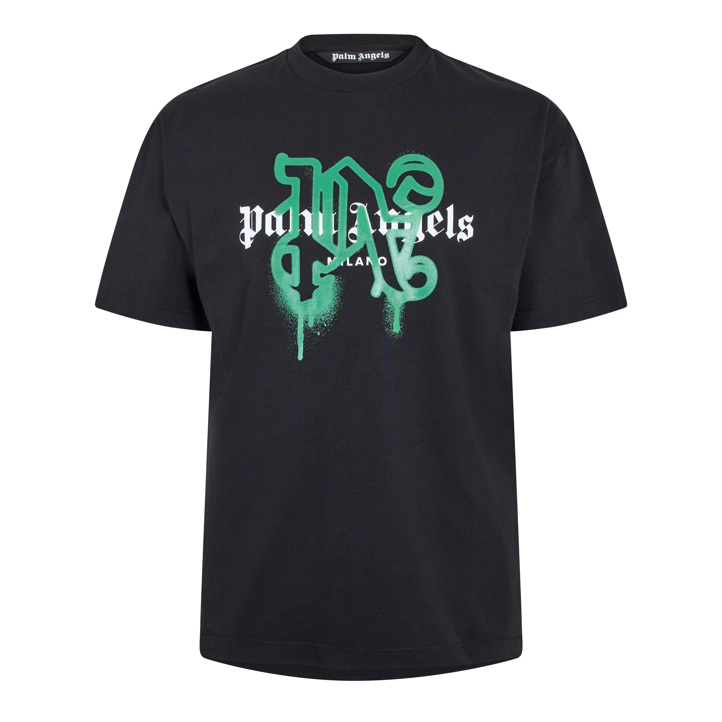 Black Green - Palm Angels - Palm Milan Tee Sn99 - 1
