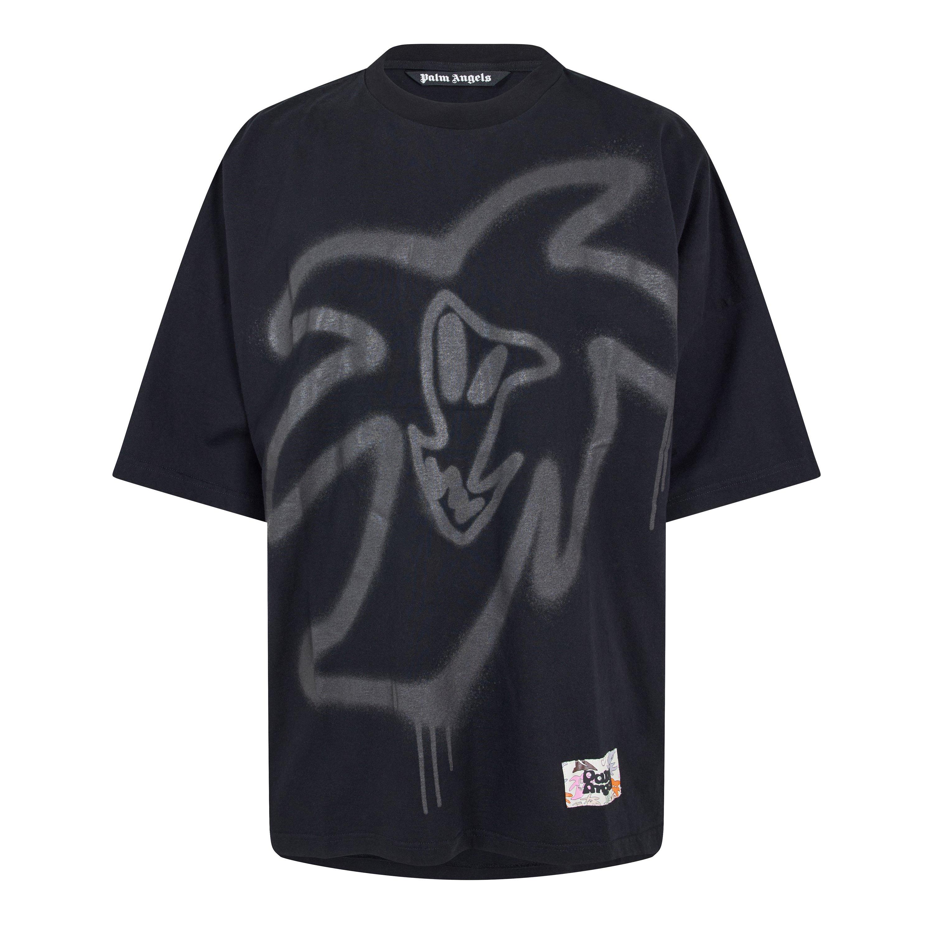 Black Black - Palm Angels - Palm Heart Loose T Sn99 - 1