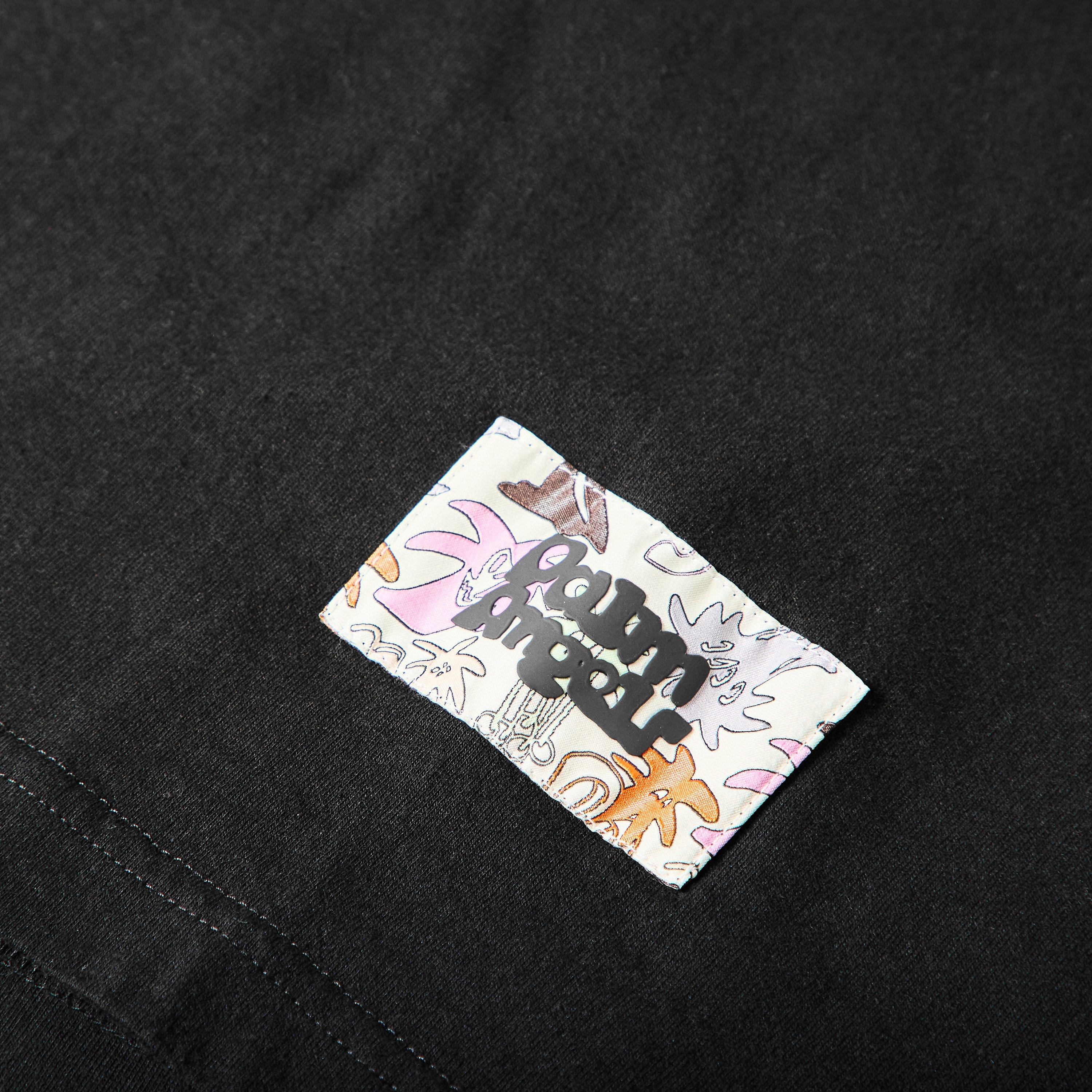 Black Black - Palm Angels - Men's Heart Loose T-Shirt - 3