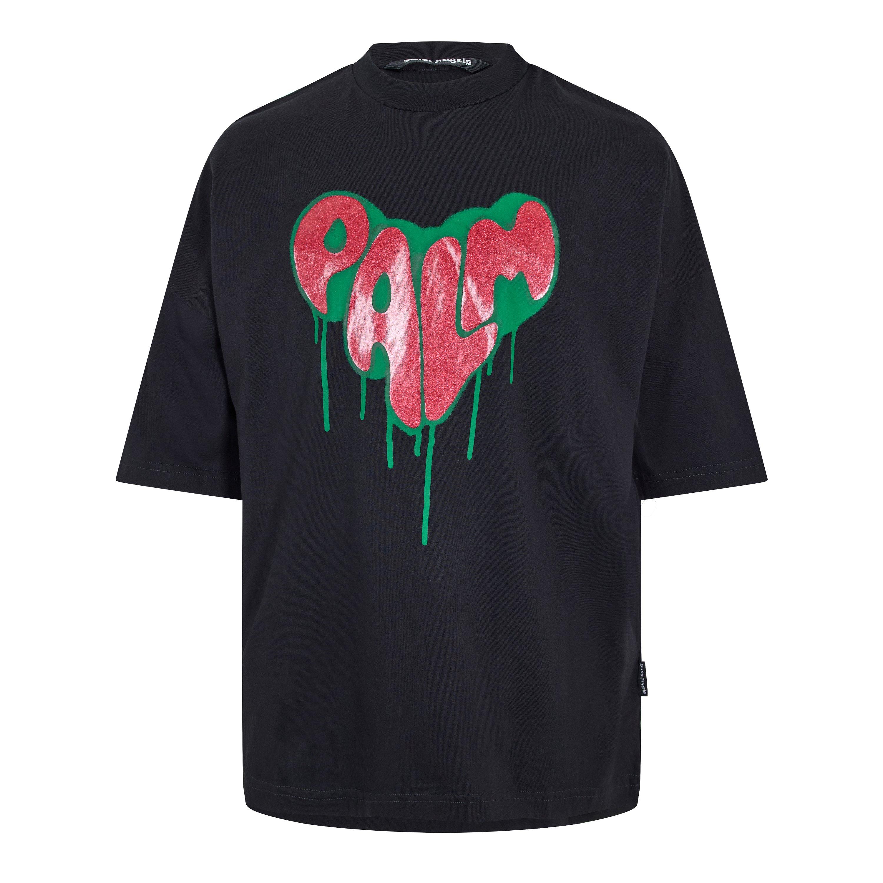 Black Fuchsia - Palm Angels - Palm Stars Vint T Sn99 - 1