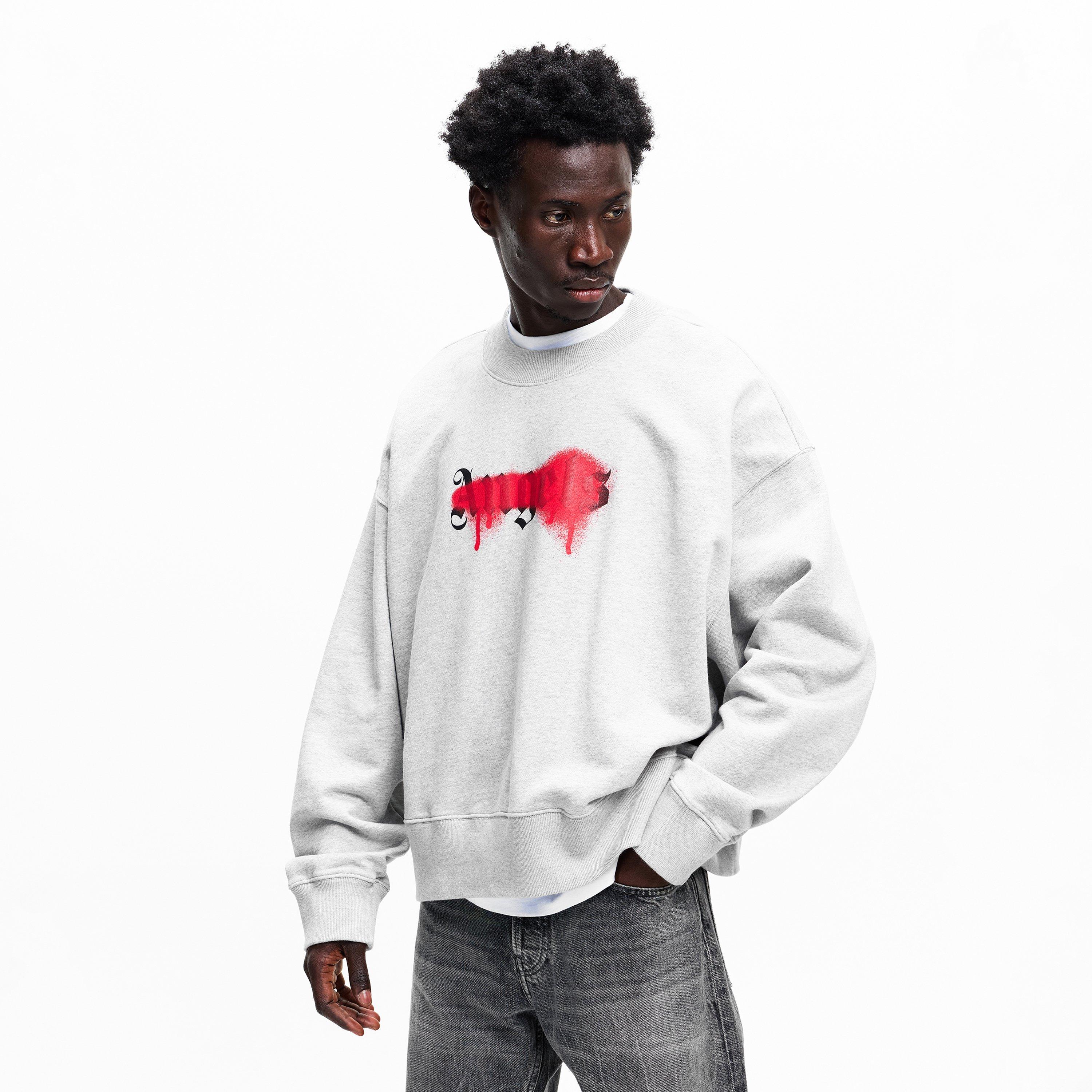 Grey Red - Palm Angels - Men's Sketchy T-Shirt - 3