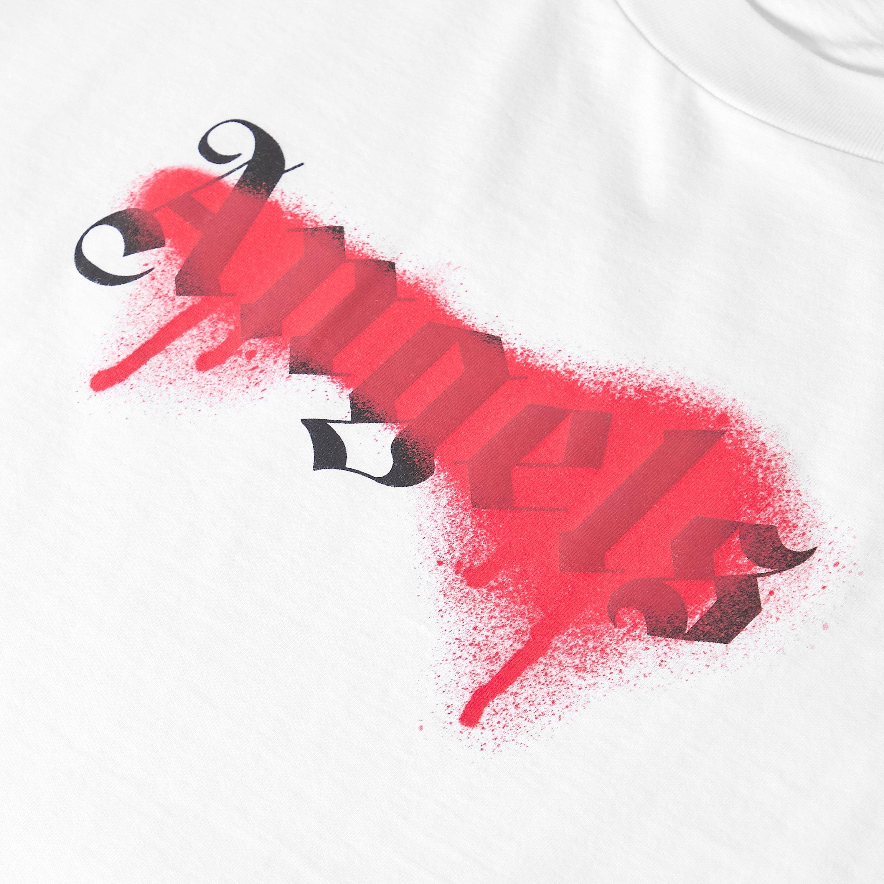 White Red - Palm Angels - Palm London Tee Sn99 - 3