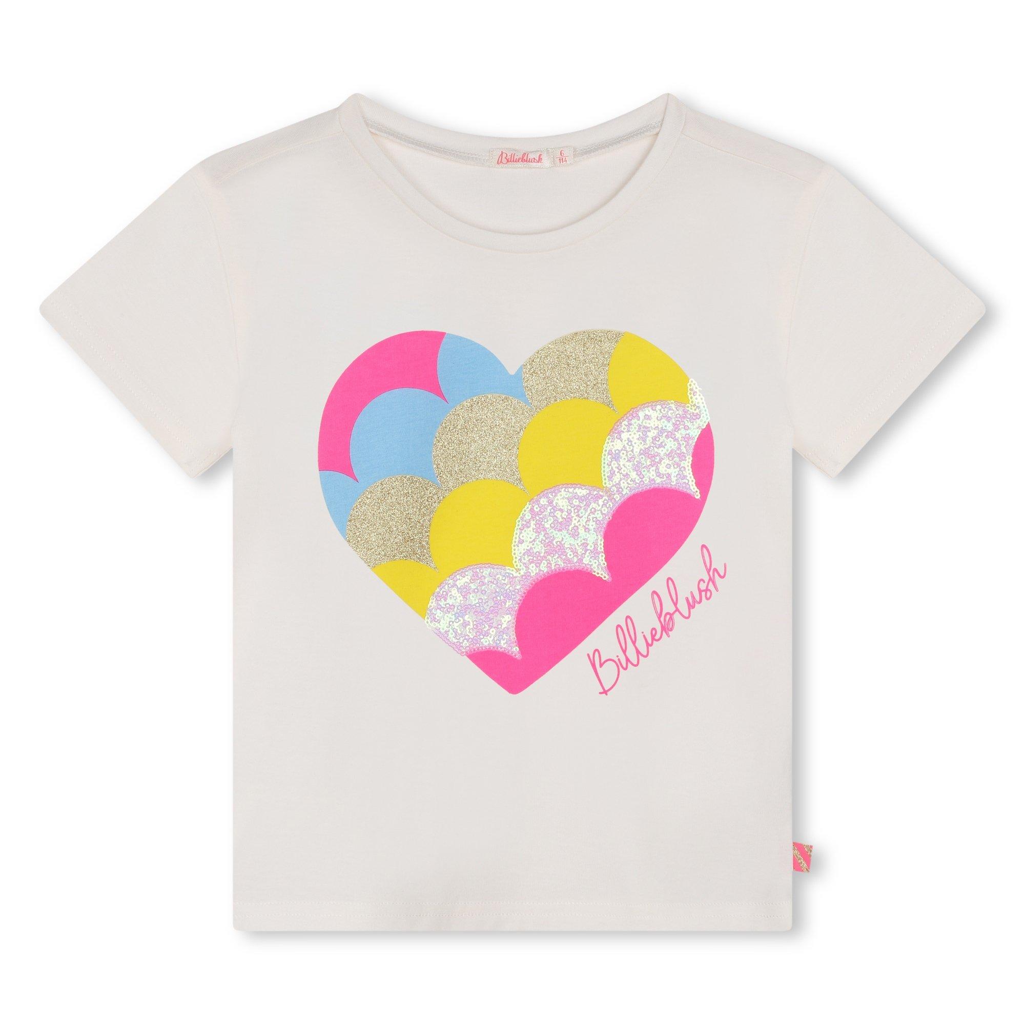 Ivory 121 - Billieblush - Kids' Heart Logo Regular Fit T-Shirt - 1