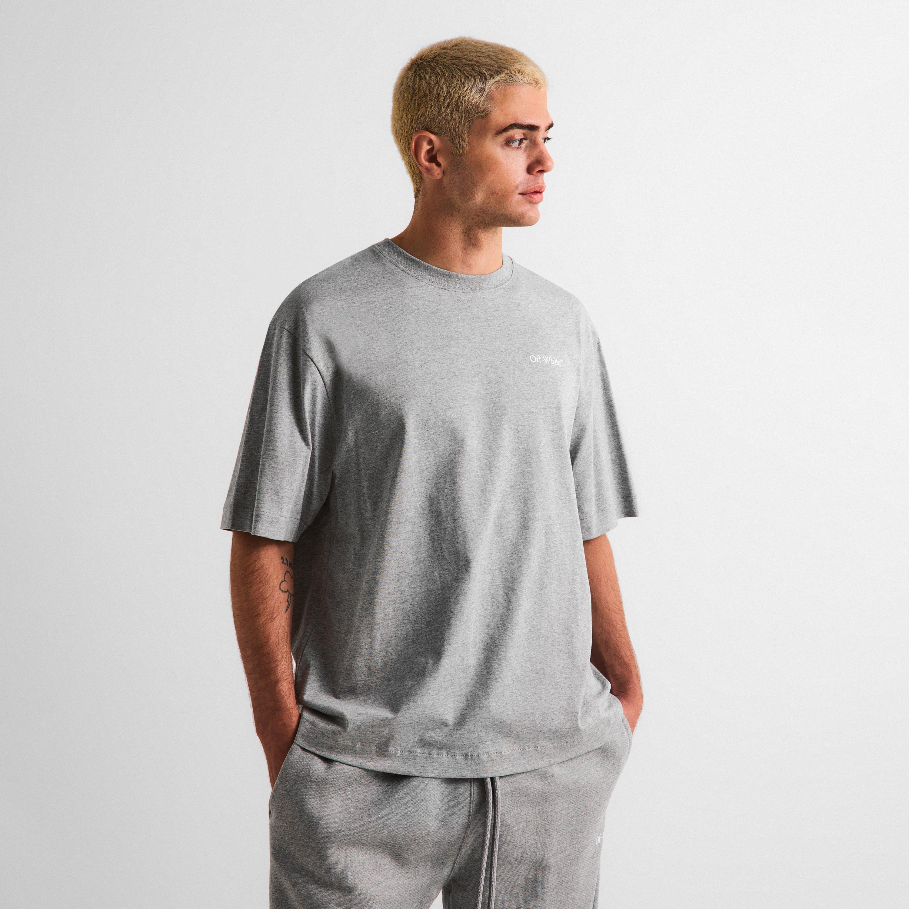 Light Grey - Off White - Men's T-Shirt - 3