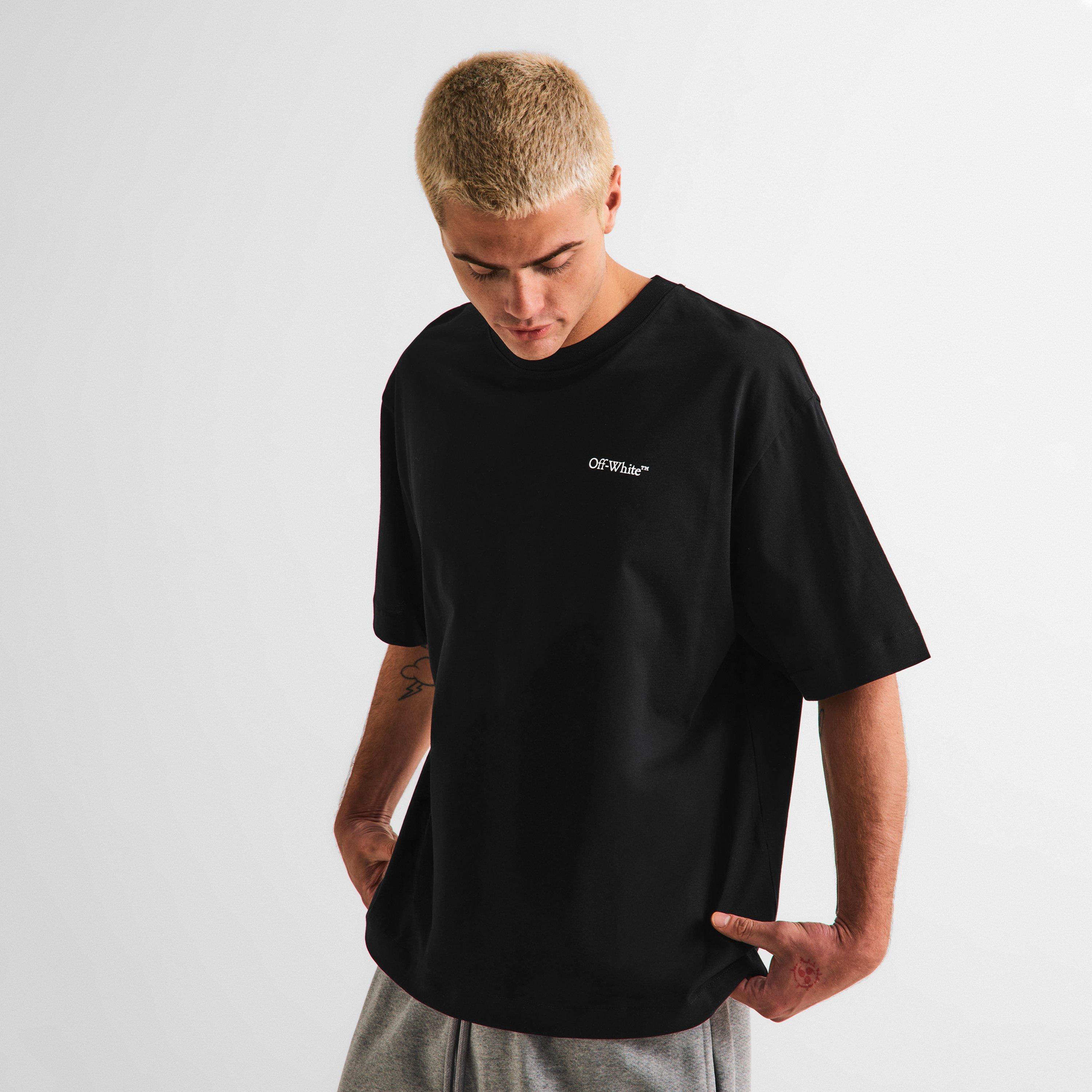 Black - Off White - Men's T-Shirt - 3