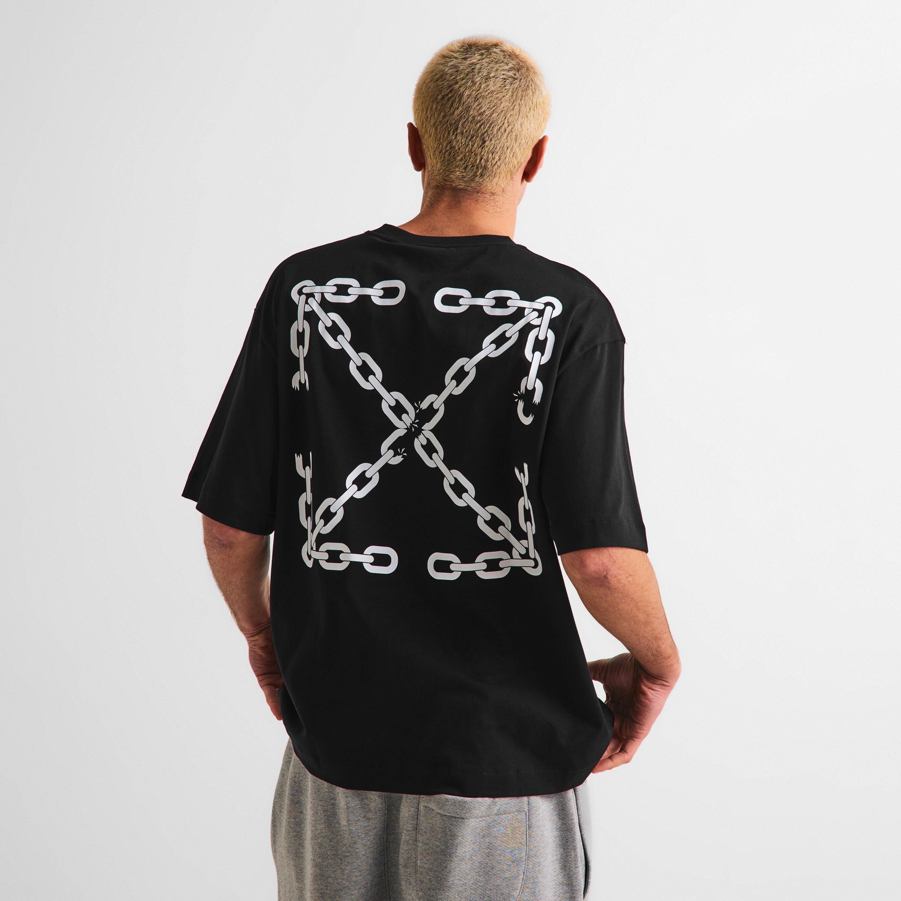 Black - Off White - Men's T-Shirt - 4