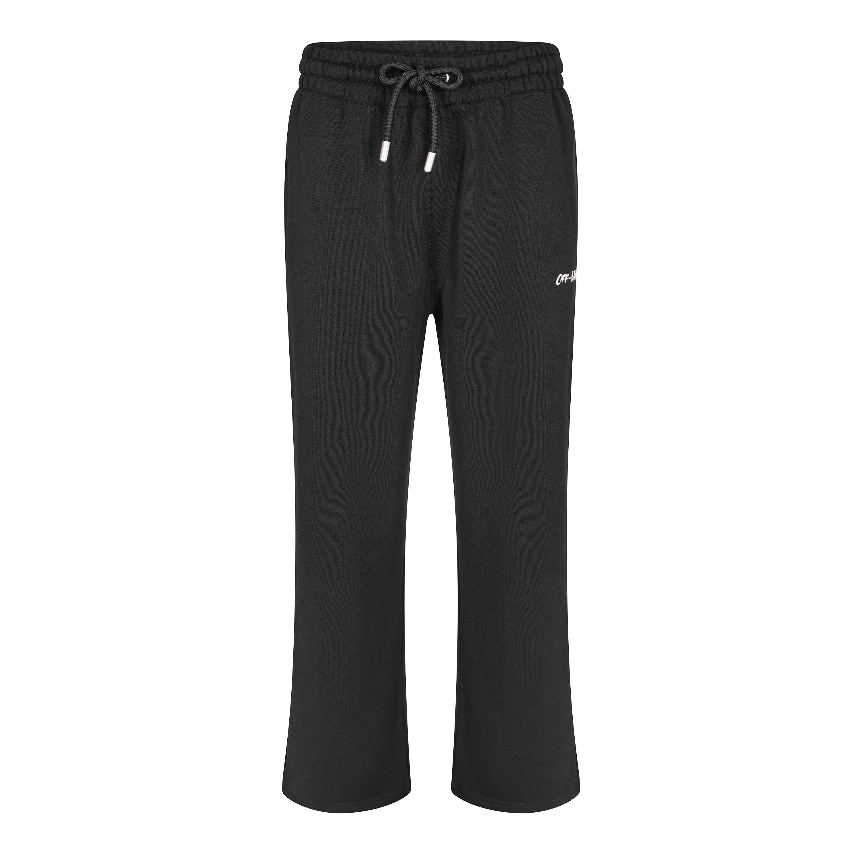 Off White Men's Slim Fit Jogging Bottoms - Black - XS