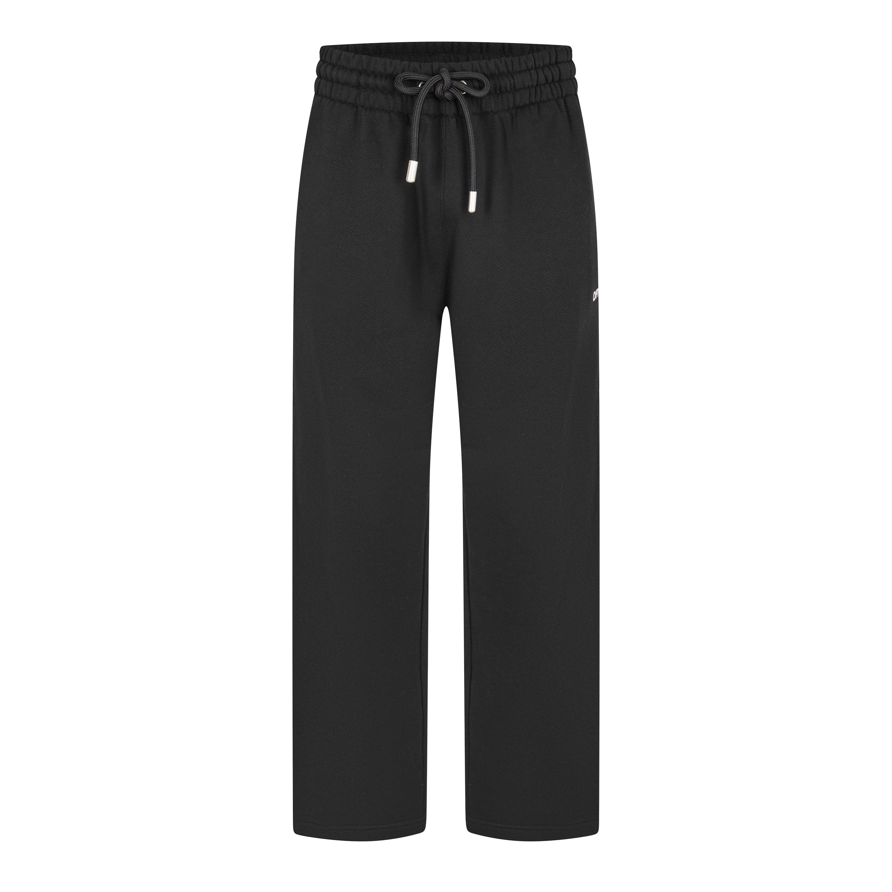 Off White Men's Slim Fit Jogging Bottoms - Black - XS