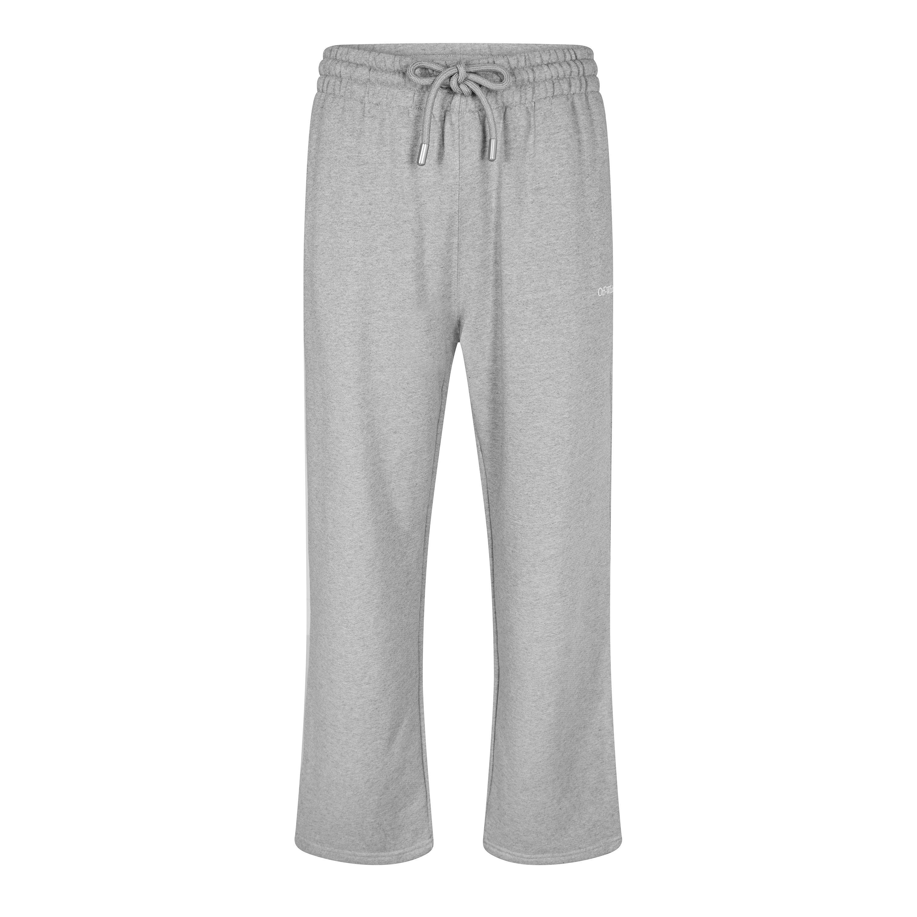 Off White Men's Slim Fit Jogging Bottoms - Light Grey - XS