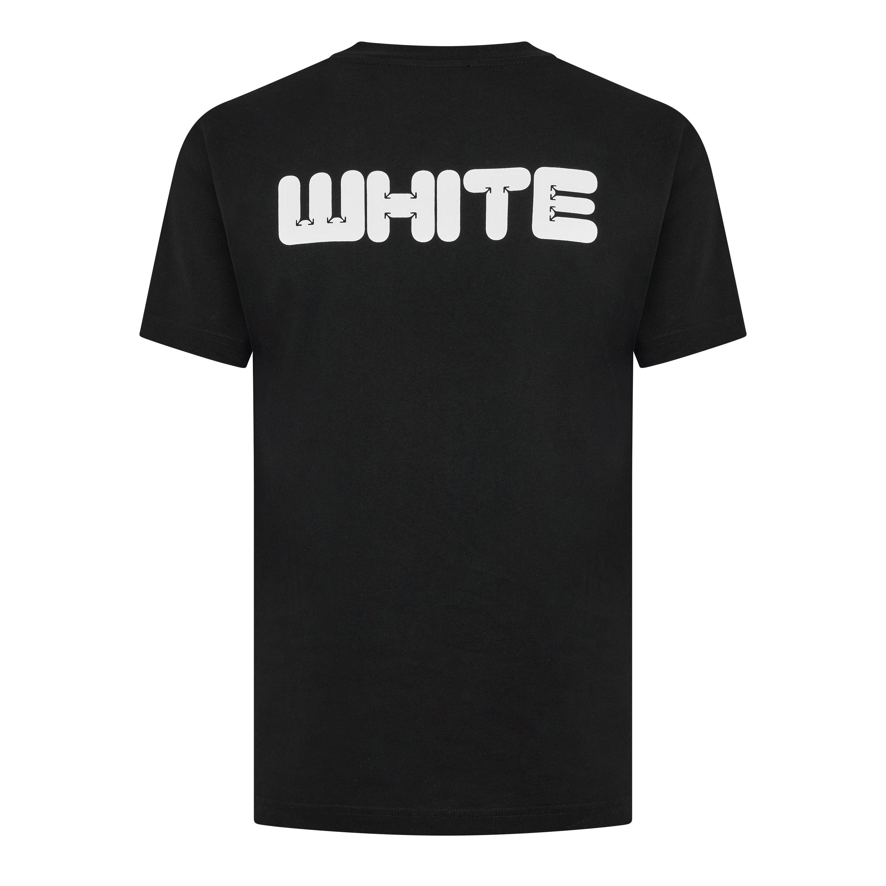 Black - Off White - Men's Slim Fit T-Shirt - 2