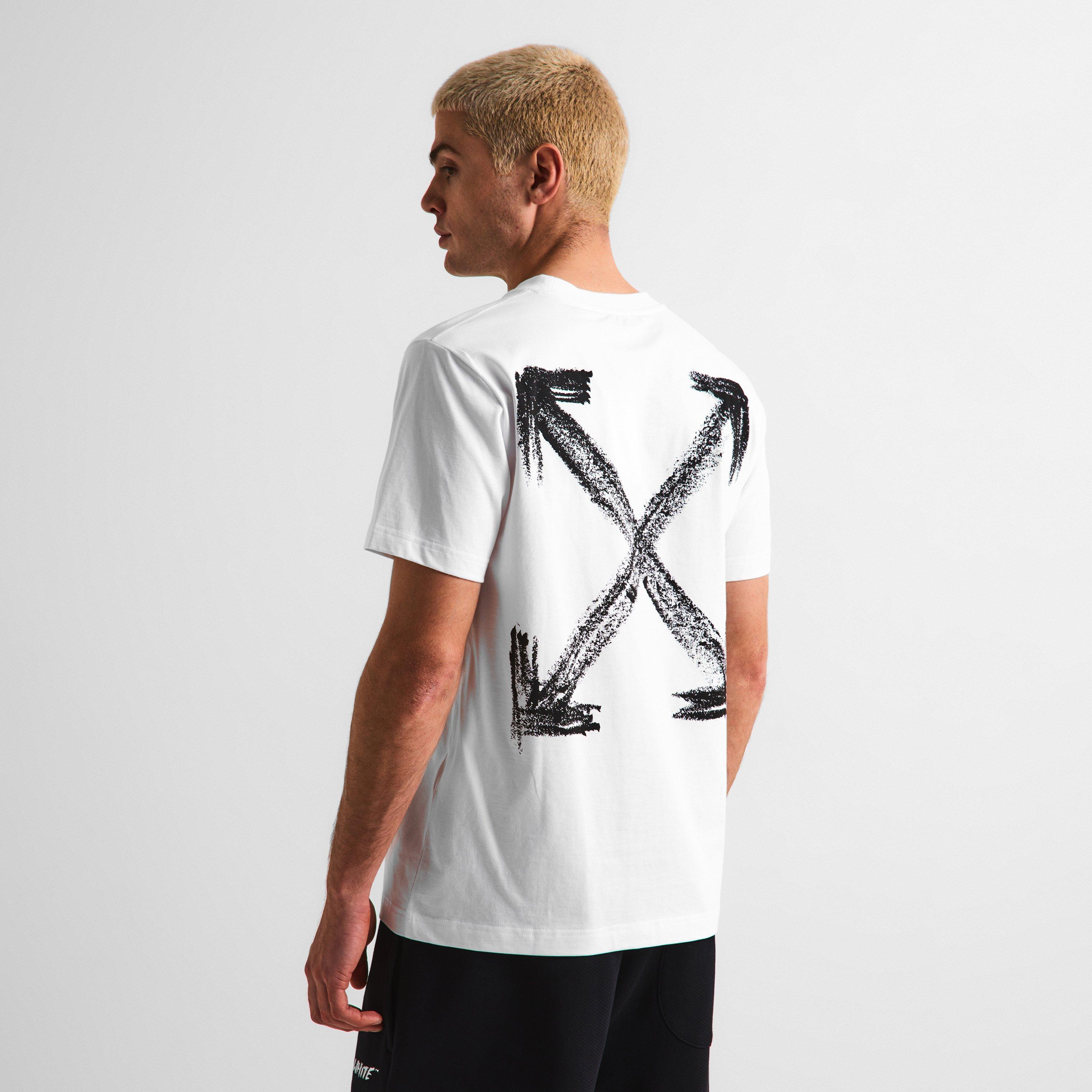 White - Off White - Men's Slim Fit T-Shirt - 4
